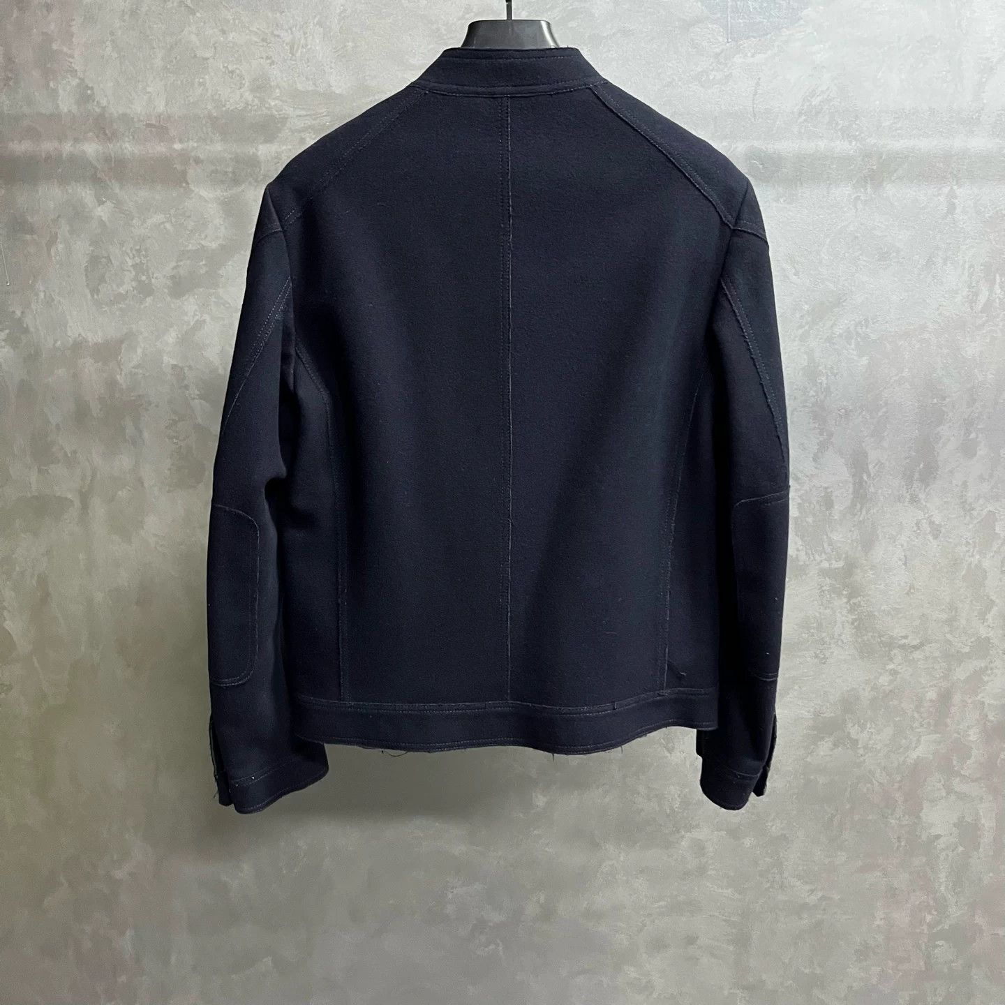 Z Zegna Z Zegna Tech Melton Full Zip Jacket Size M Size US M / EU 48-50 / 2 - 6 Thumbnail