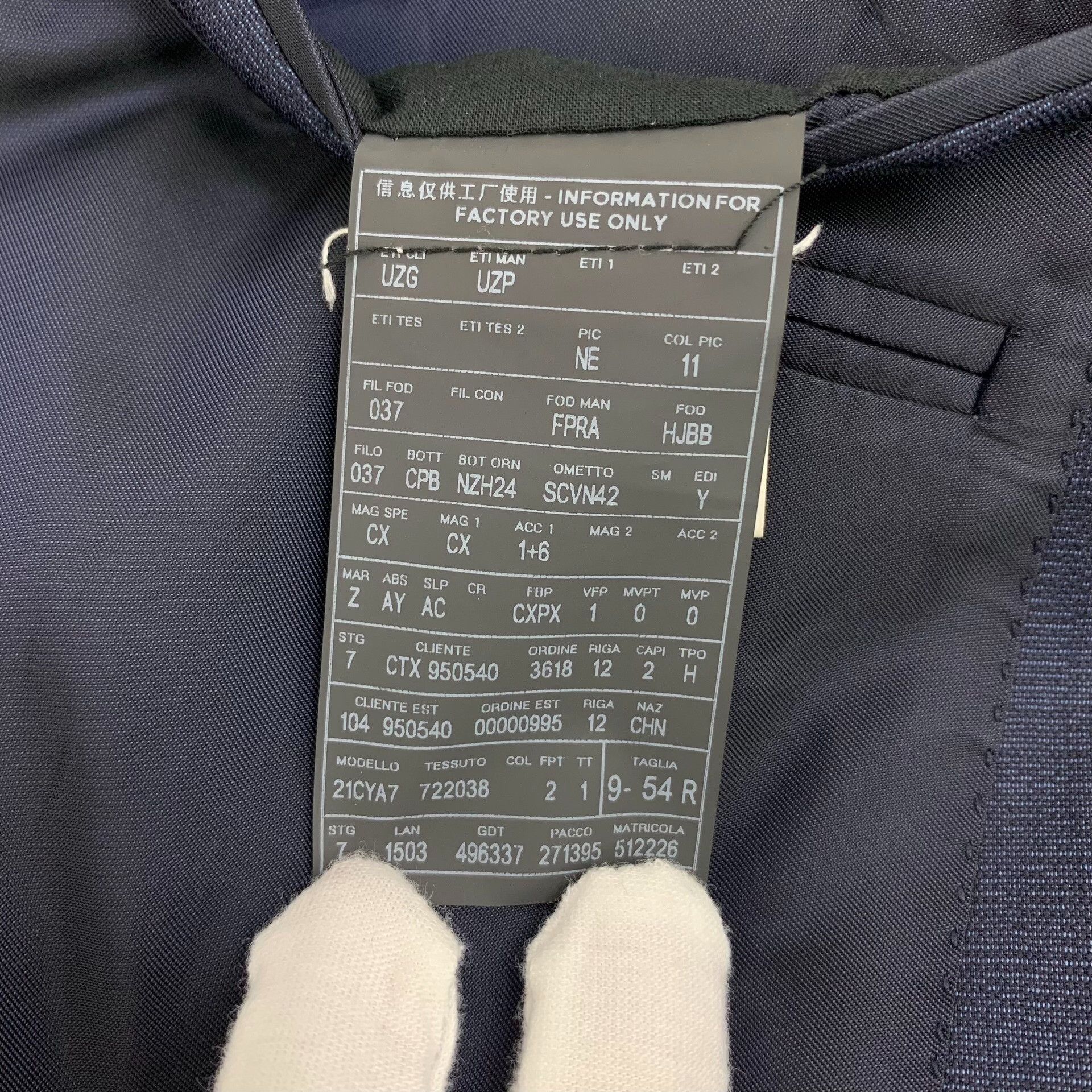 Ermenegildo Zegna Ermenegildo Zegna Wool Two-Piece Suit 44R Size 44R - 9 Thumbnail