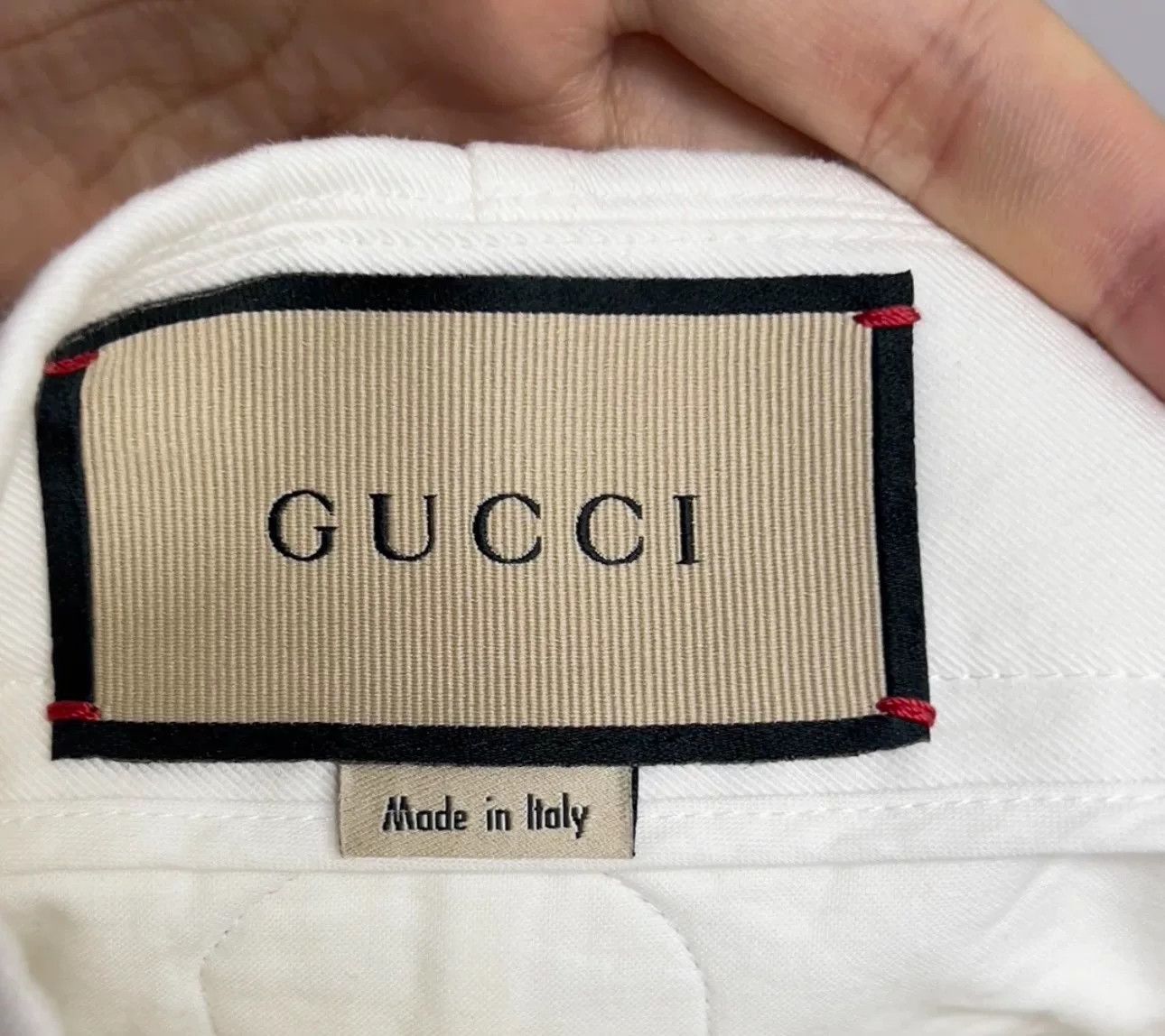 Gucci Gucci Logo Patch Denim Shorts Size 34 Size US 34 / EU 50 - 5 Thumbnail