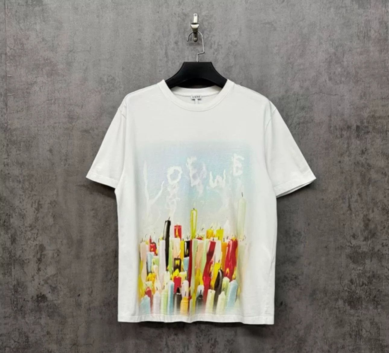 Loewe Loewe Candle Graphic Short Sleeve T-Shirt Size M Size US M / EU 48-50 / 2 - 2 Thumbnail