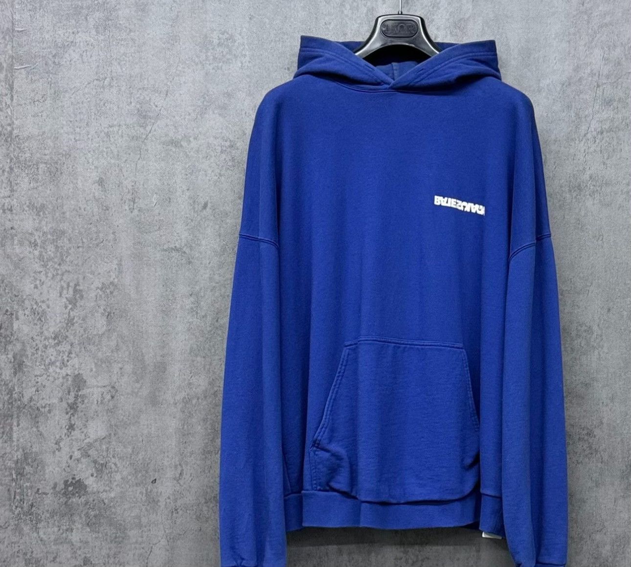 Balenciaga Balenciaga Mirror Logo Print Hoodie Size 1 Size US S / EU 44-46 / 1 - 4 Thumbnail