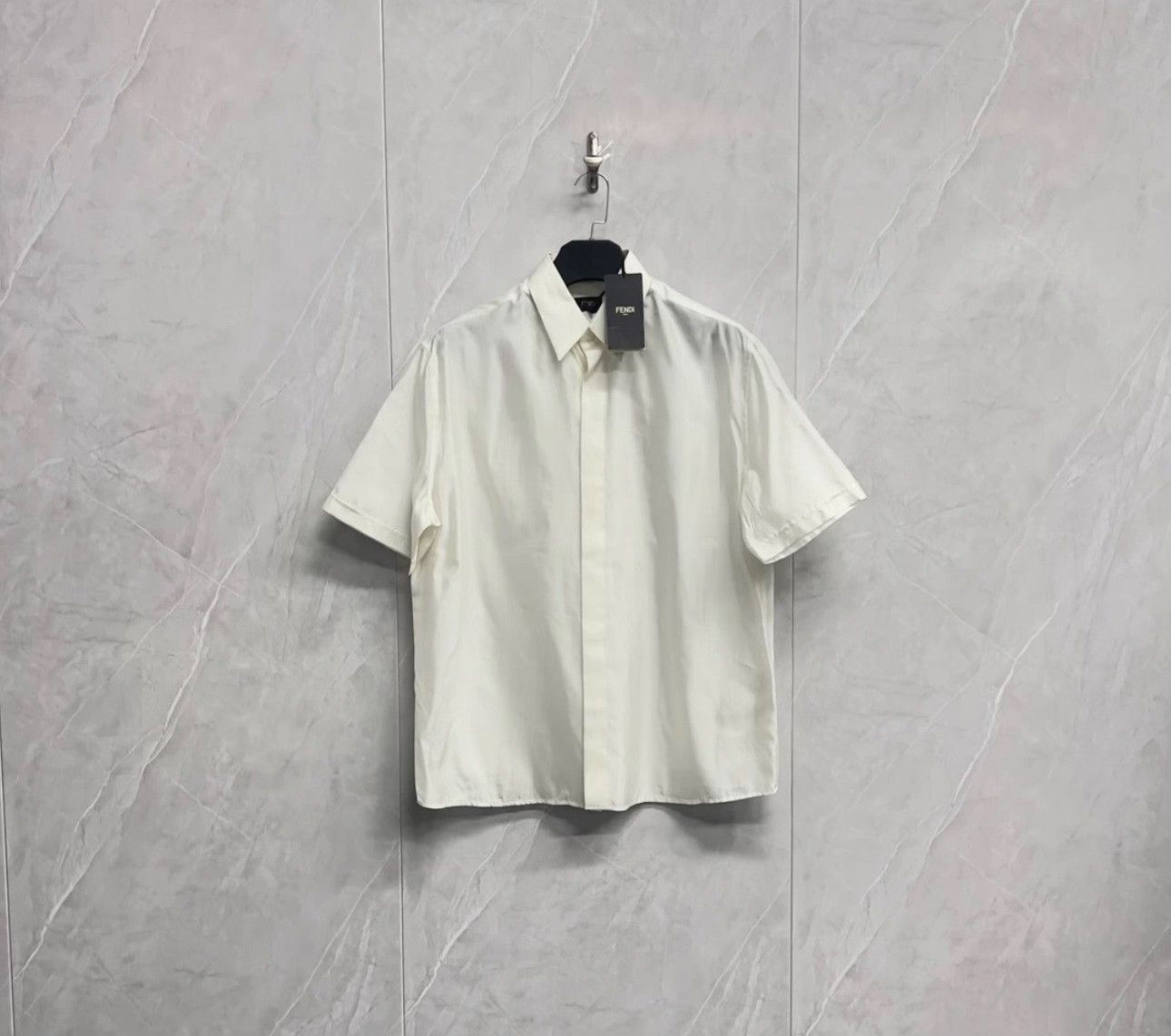 Fendi Fendi FF Monogram Short Sleeve Shirt IT 40 Size US M / EU 48-50 / 2 - 2 Thumbnail