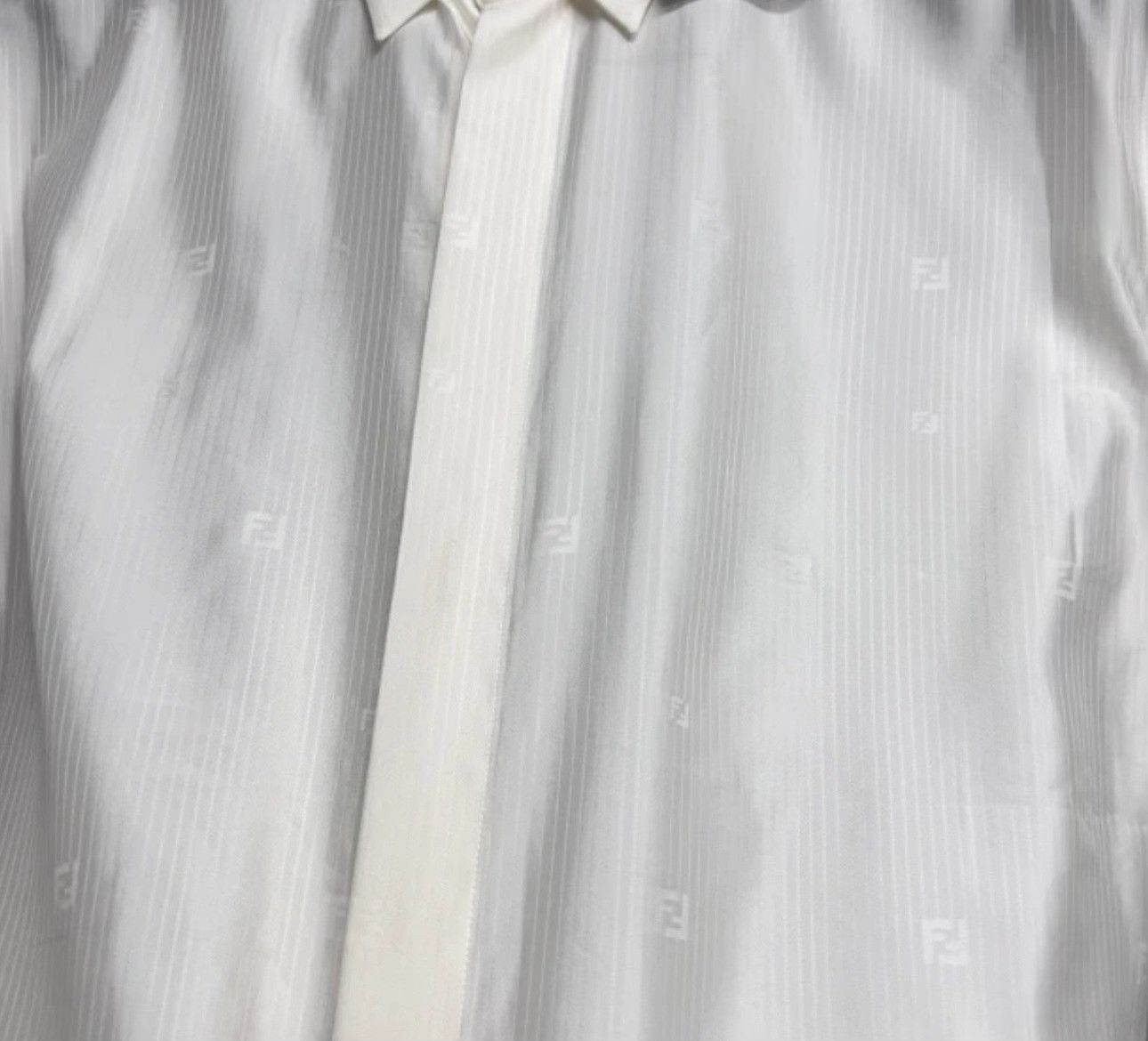 Fendi Fendi FF Monogram Short Sleeve Shirt IT 40 Size US M / EU 48-50 / 2 - 3 Thumbnail