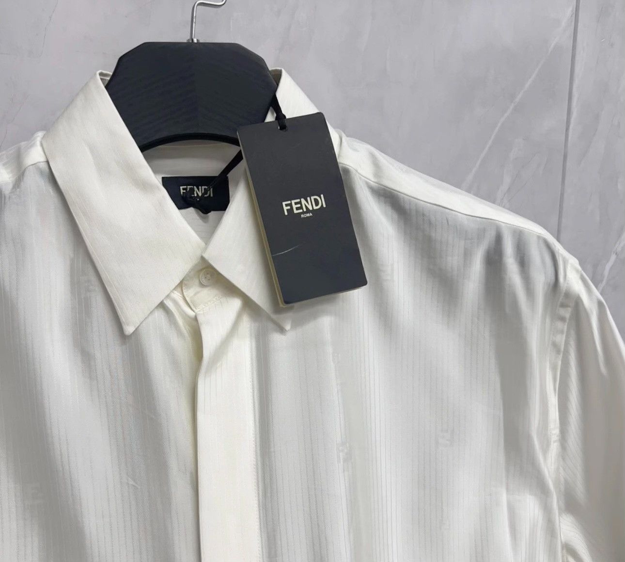 Fendi Fendi FF Monogram Short Sleeve Shirt IT 40 Size US M / EU 48-50 / 2 - 4 Thumbnail