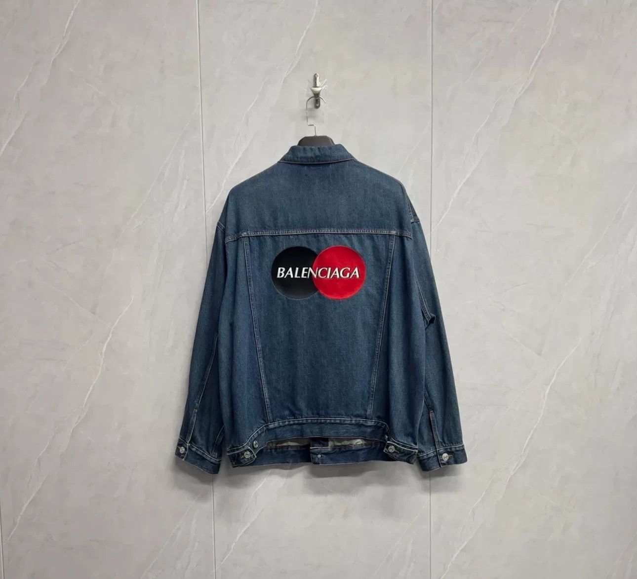 Balenciaga Balenciaga Logo Patch Denim Jacket 34 Size US L / EU 52-54 / 3 - 2 Thumbnail