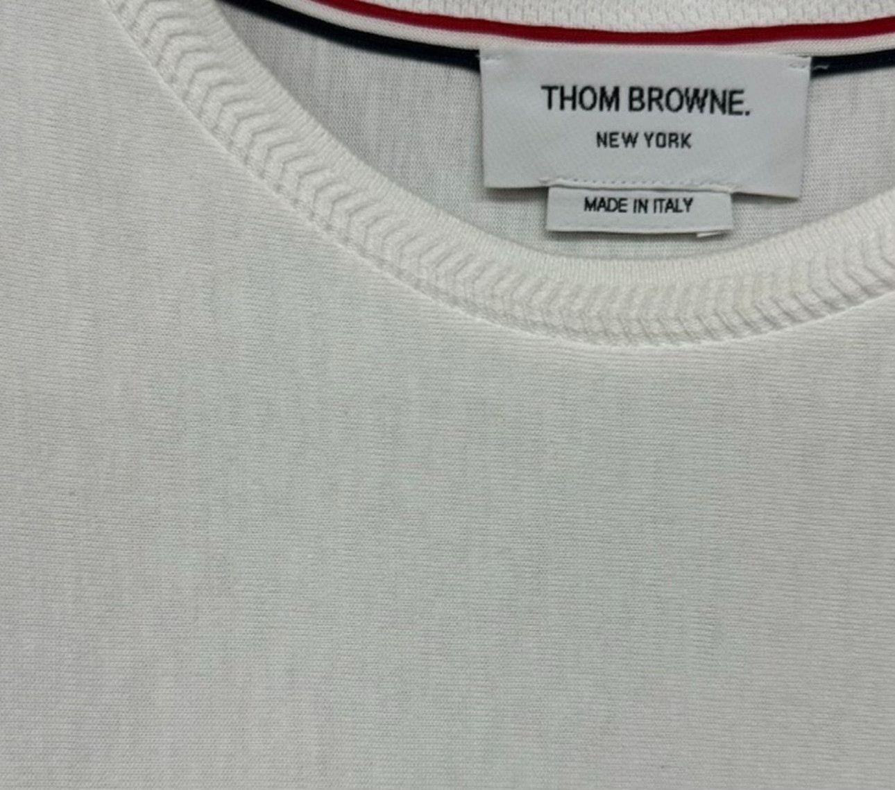 Thom Browne Thom Browne Stripe Detail T-Shirt Size US L Size US L / EU 52-54 / 3 - 4 Thumbnail