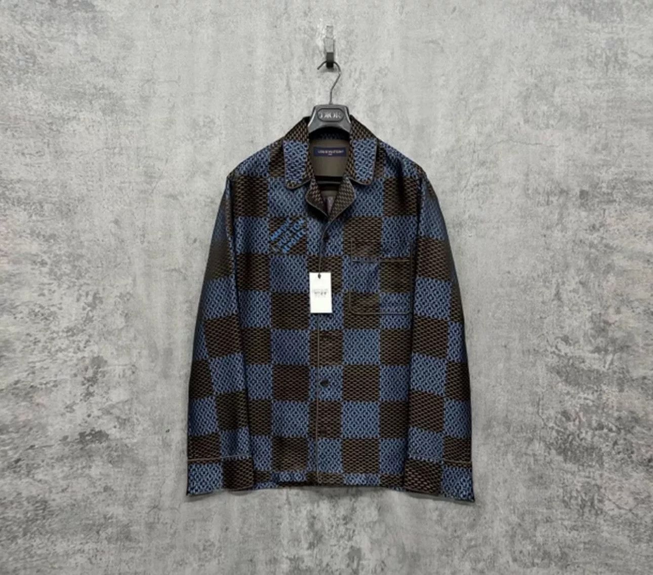 Louis Vuitton Louis Vuitton Damier Marque Shirt Jacket Size S Size US S / EU 44-46 / 1 - 2 Thumbnail