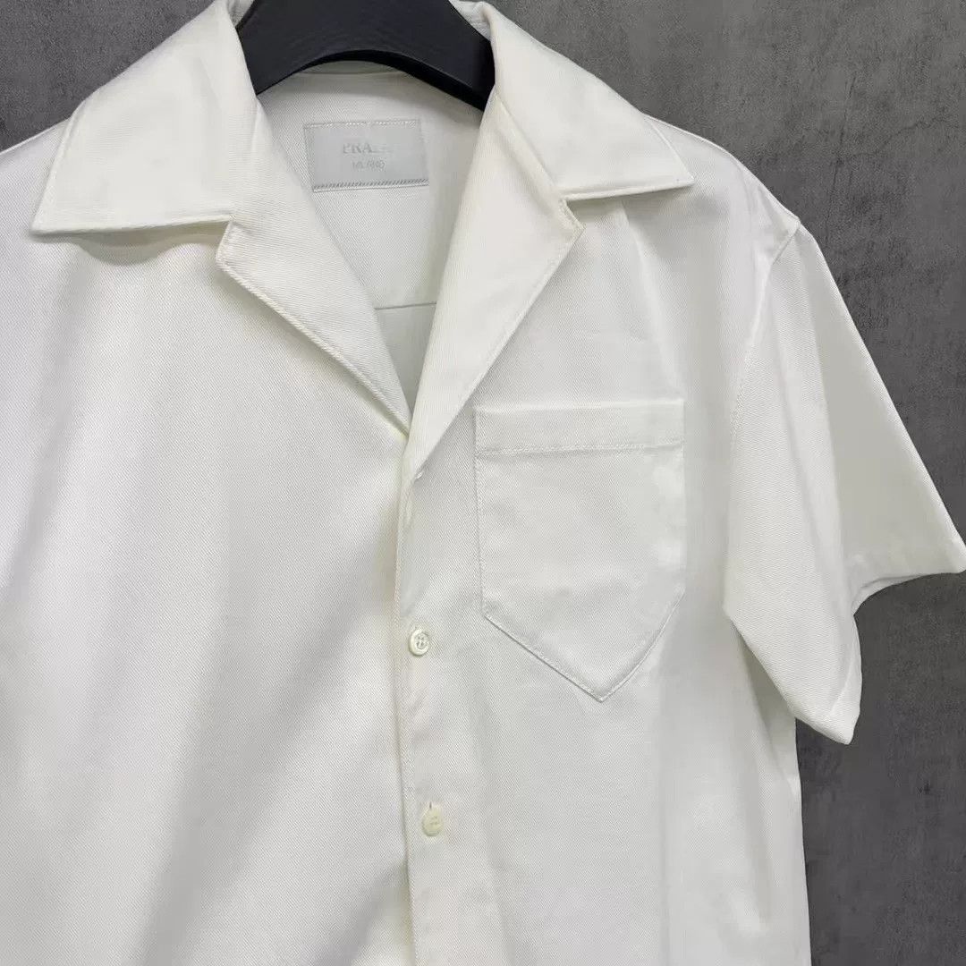 Prada Prada Embossed Logo Denim Shirt Size S Size US S / EU 44-46 / 1 - 3 Thumbnail