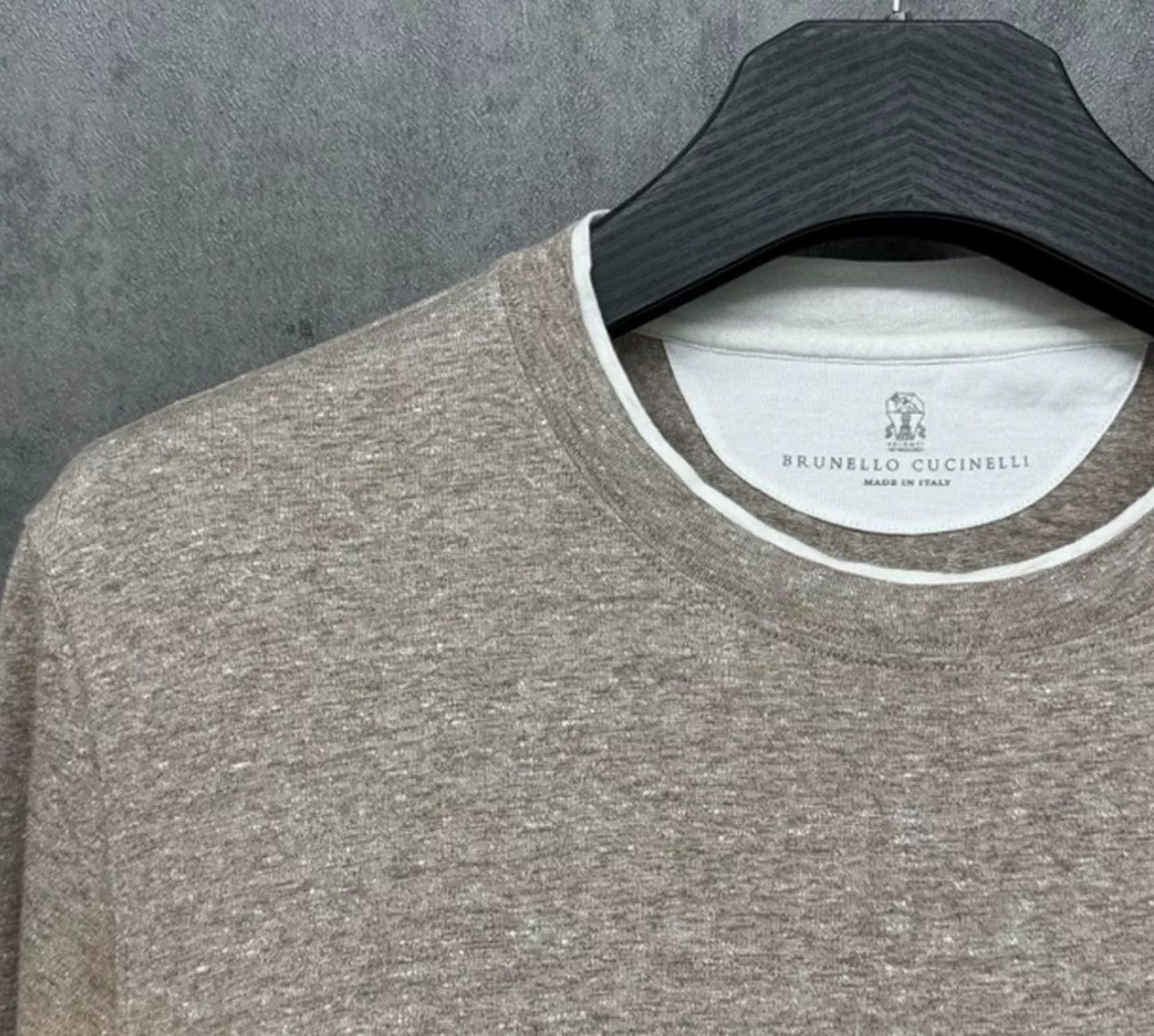 Brunello Cucinelli Brunello Cucinelli Linen Blend T-Shirt Size M Size US M / EU 48-50 / 2 - 3 Thumbnail