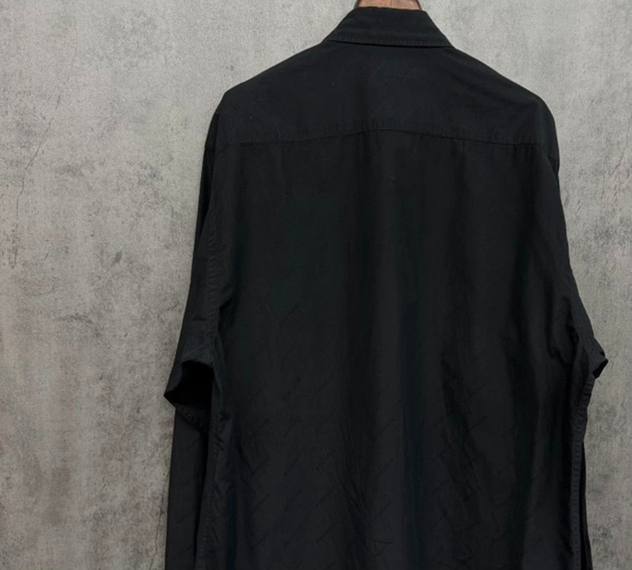 Balenciaga Balenciaga Jacquard Logo Long Sleeve Shirt 39 Size US M / EU 48-50 / 2 - 4 Thumbnail