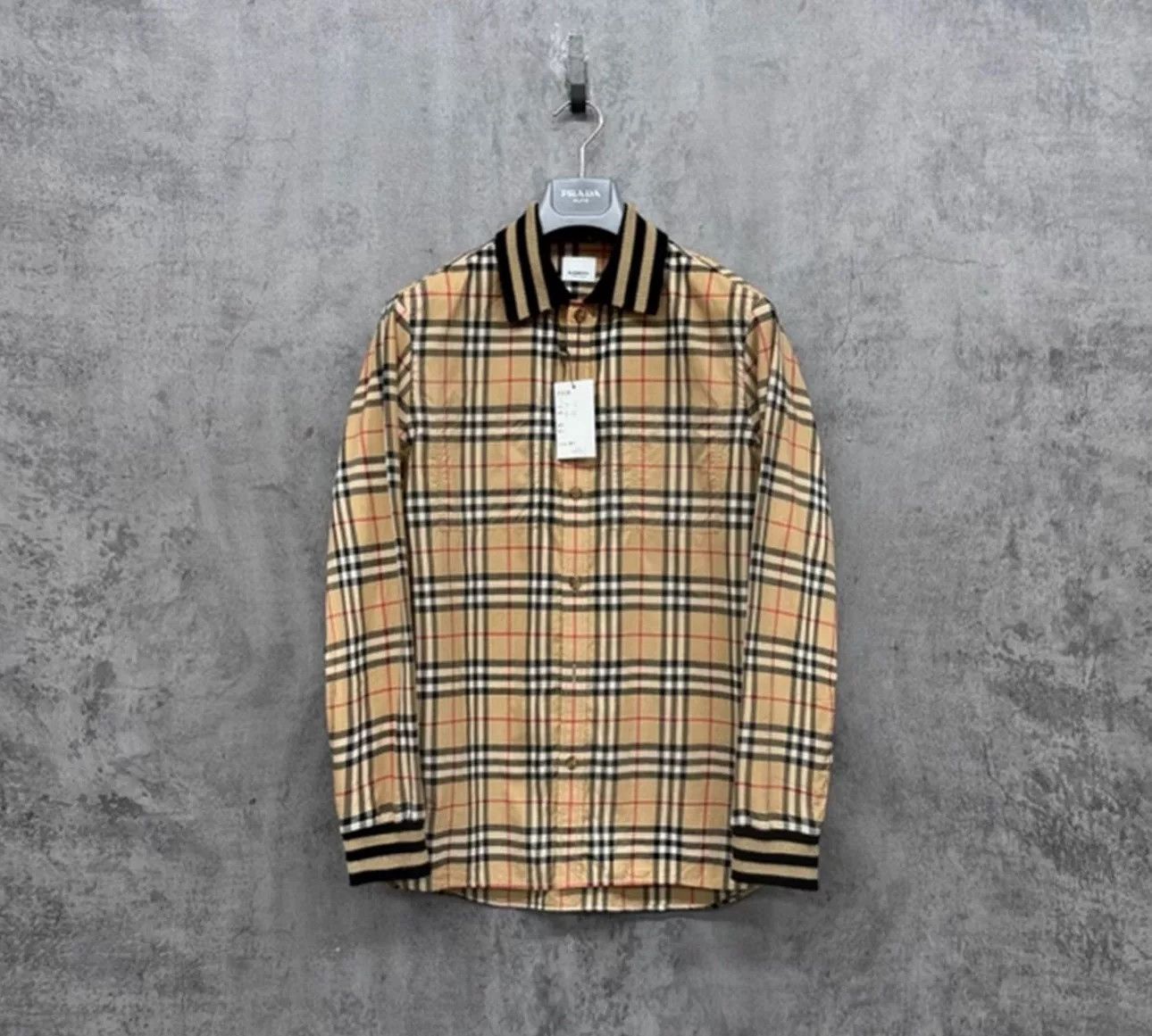 Burberry Burberry Wool Trim Vintage Check Shirt Size S Size US S / EU 44-46 / 1 - 2 Thumbnail