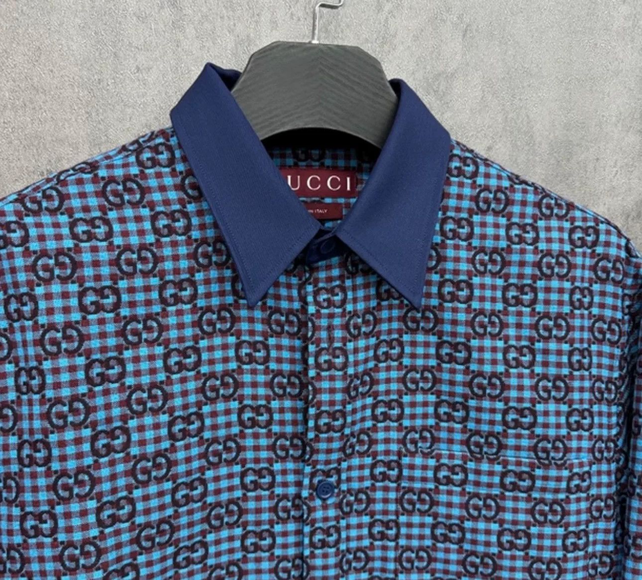Gucci Gucci GG Monogram Wool Overshirt EU 48 Size US M / EU 48-50 / 2 - 3 Thumbnail