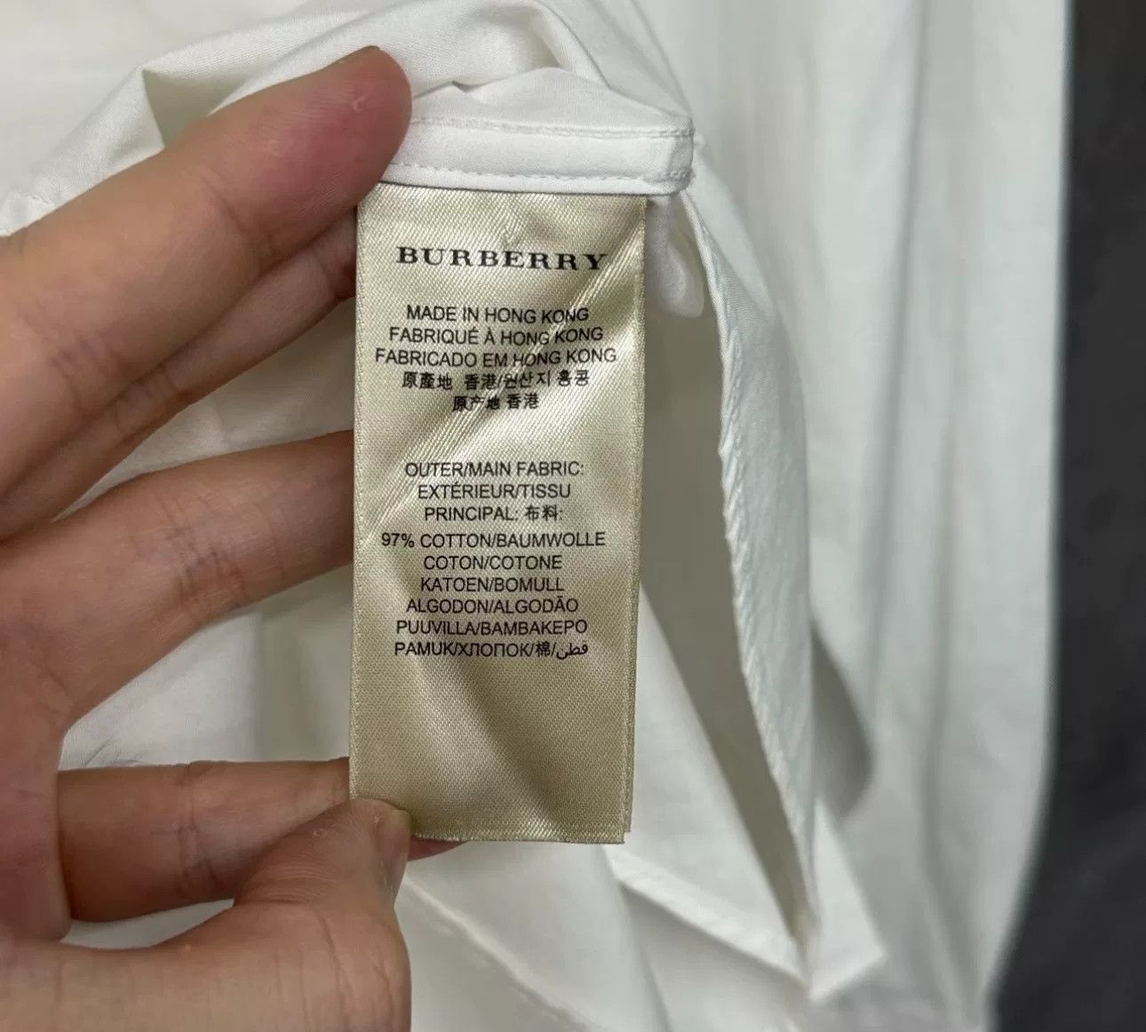 Burberry Burberry Embroidered Knight Long Sleeve Shirt S Size US S / EU 44-46 / 1 - 5 Thumbnail