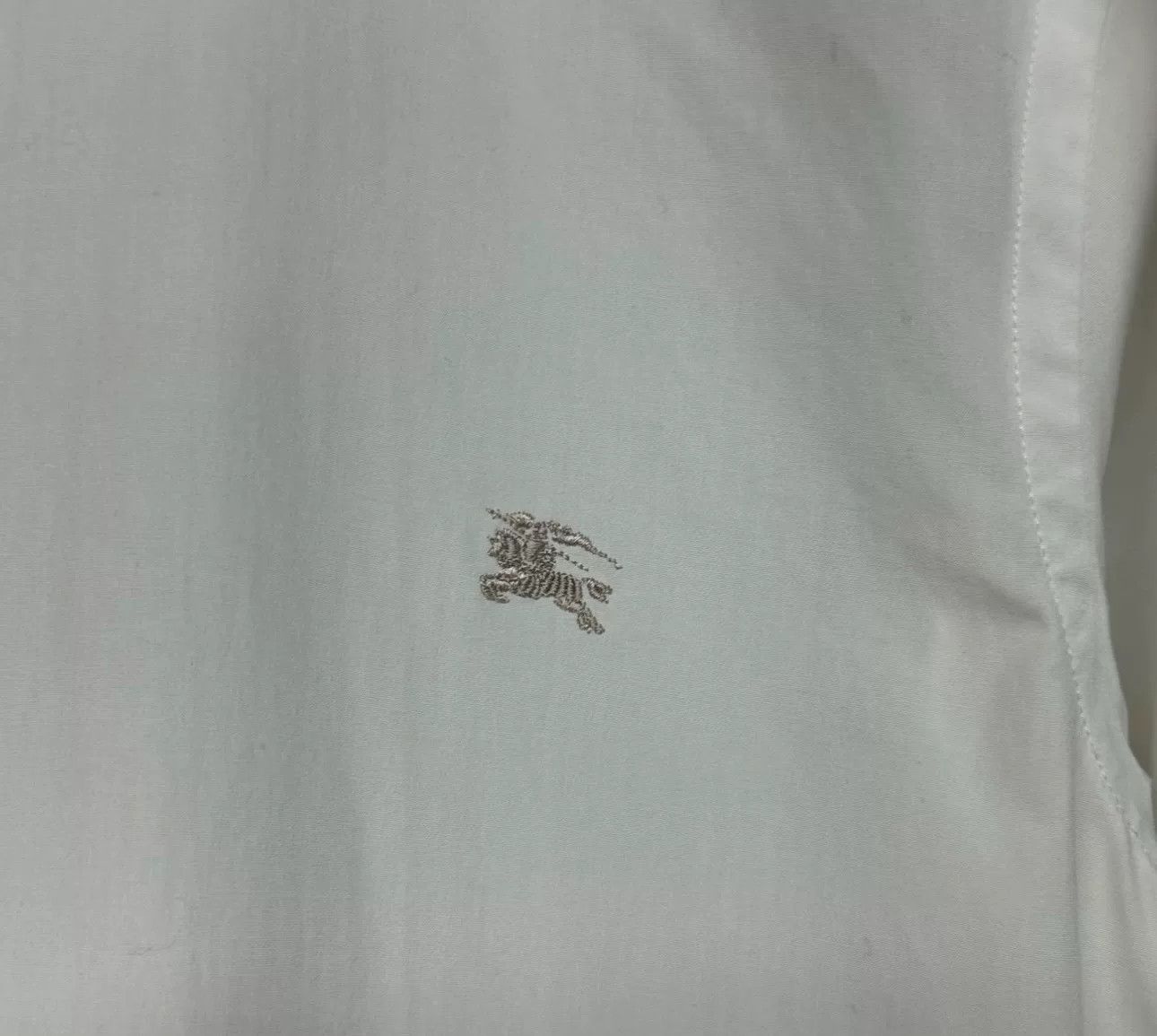 Burberry Burberry Embroidered Knight Long Sleeve Shirt S Size US S / EU 44-46 / 1 - 4 Thumbnail