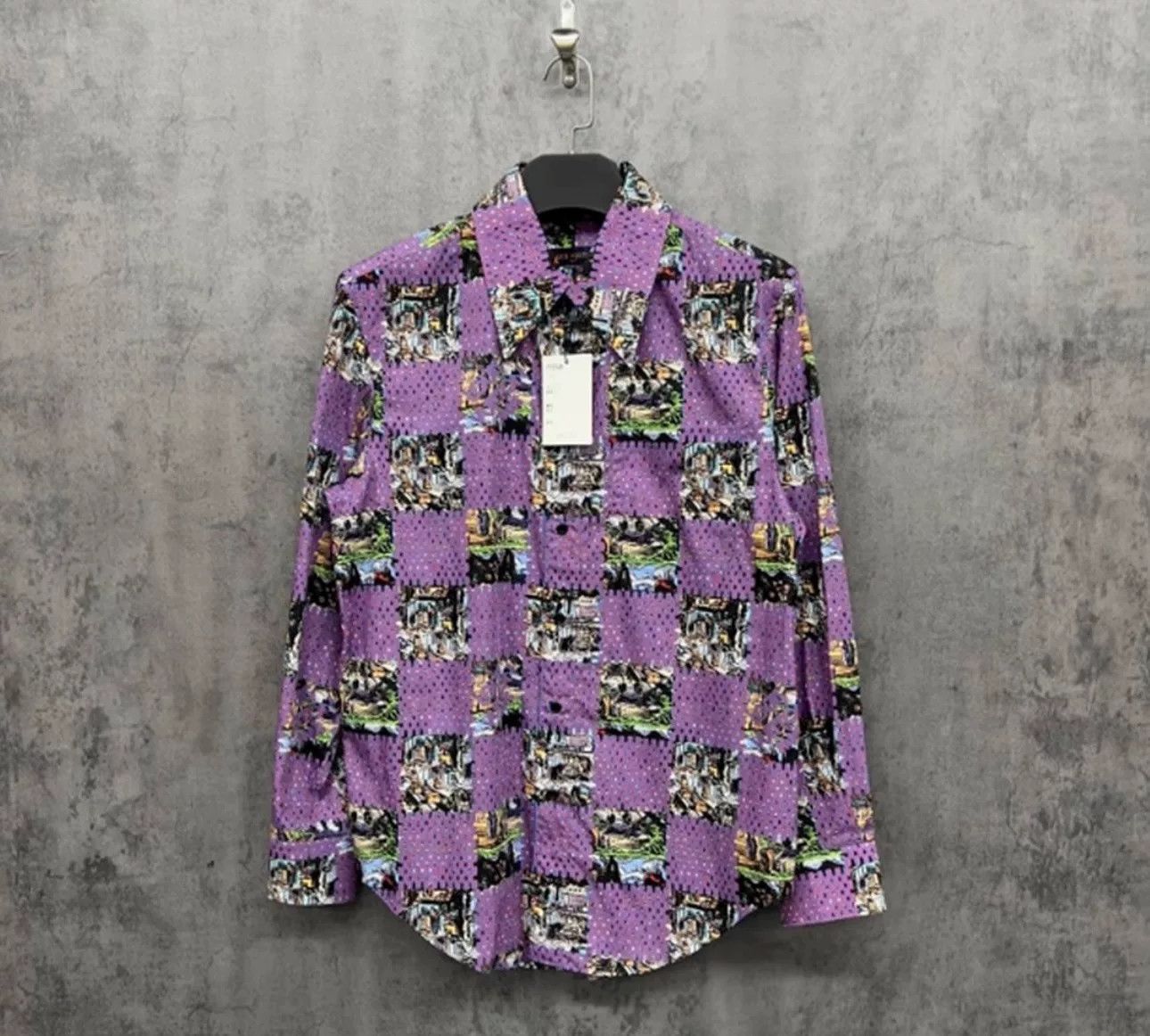 Louis Vuitton Louis Vuitton Damier Scenic Print Shirt M Size US M / EU 48-50 / 2 - 2 Thumbnail