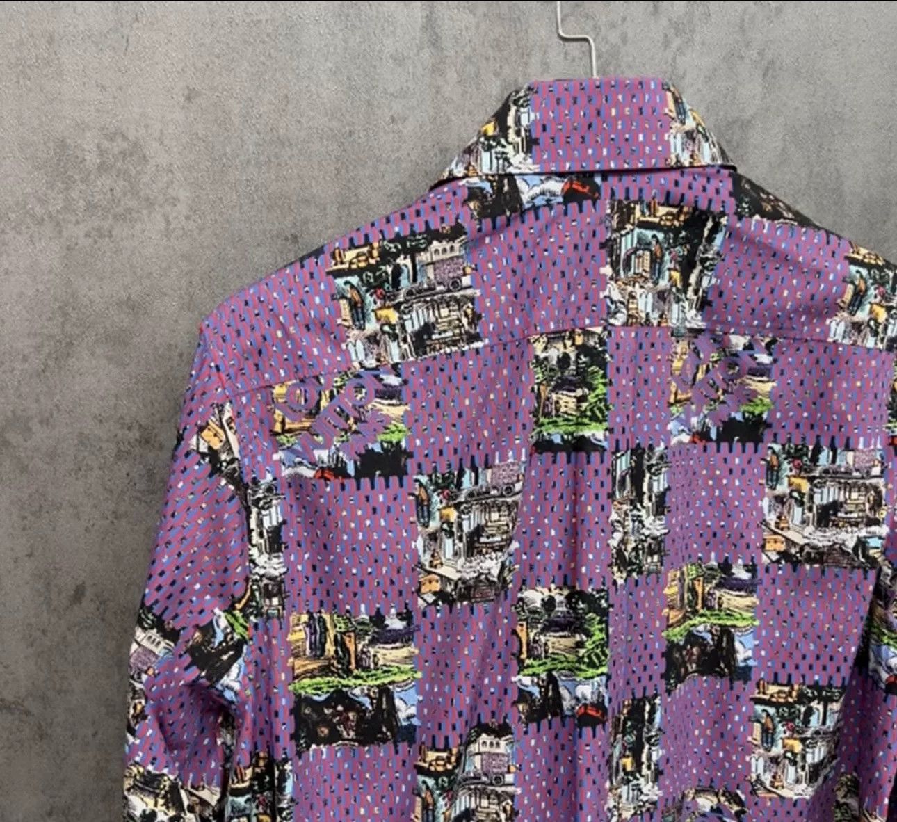 Louis Vuitton Louis Vuitton Damier Scenic Print Shirt M Size US M / EU 48-50 / 2 - 3 Thumbnail