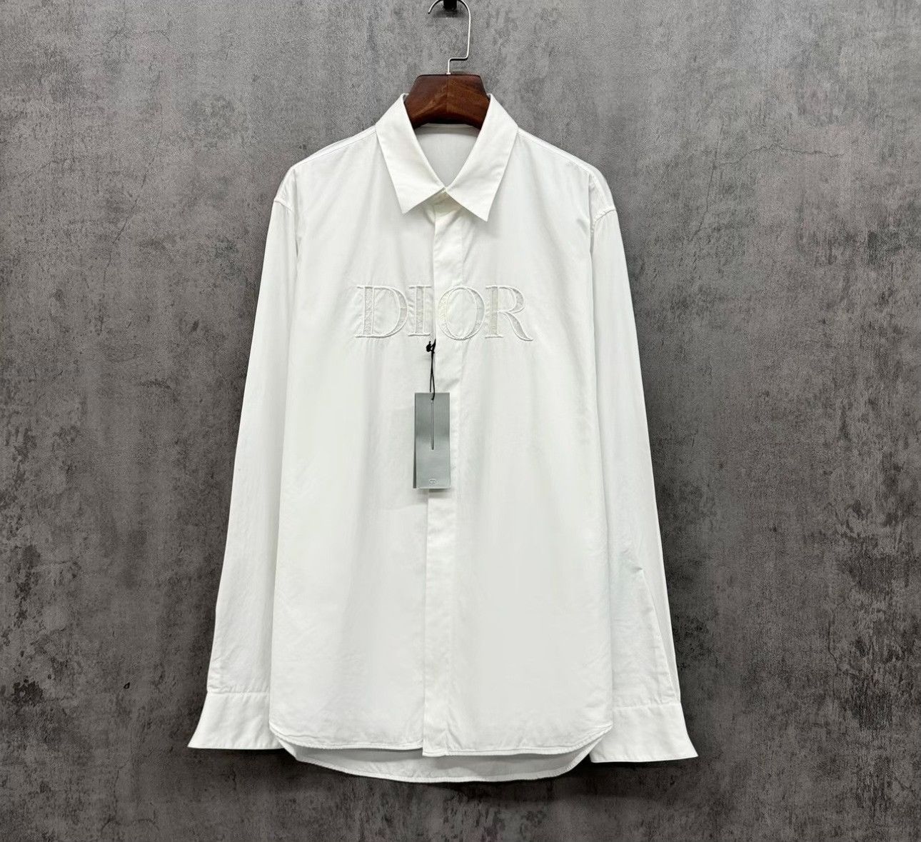 Dior Dior Embroidered Logo Shirt 41 Size US L / EU 52-54 / 3 - 2 Thumbnail