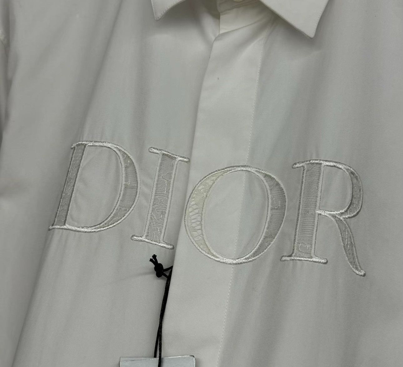 Dior Dior Embroidered Logo Shirt 41 Size US L / EU 52-54 / 3 - 4 Thumbnail