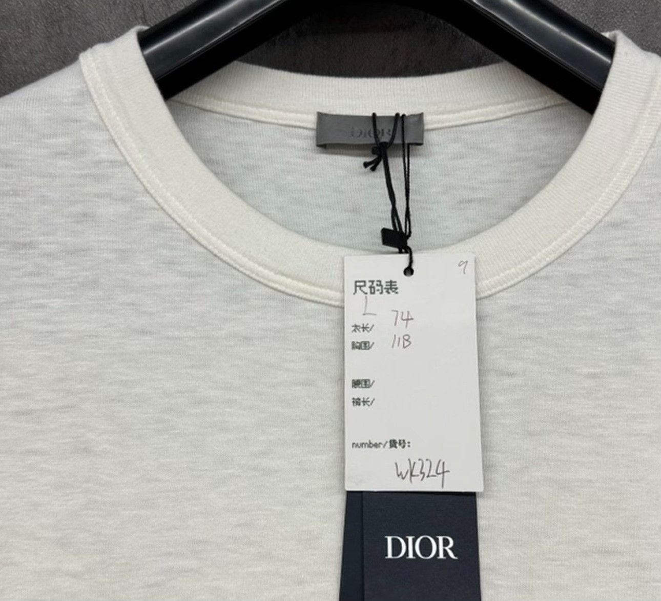 Dior Dior x Dior Tears Floral Embroidery Slub T-Shirt L Size US L / EU 52-54 / 3 - 6 Thumbnail