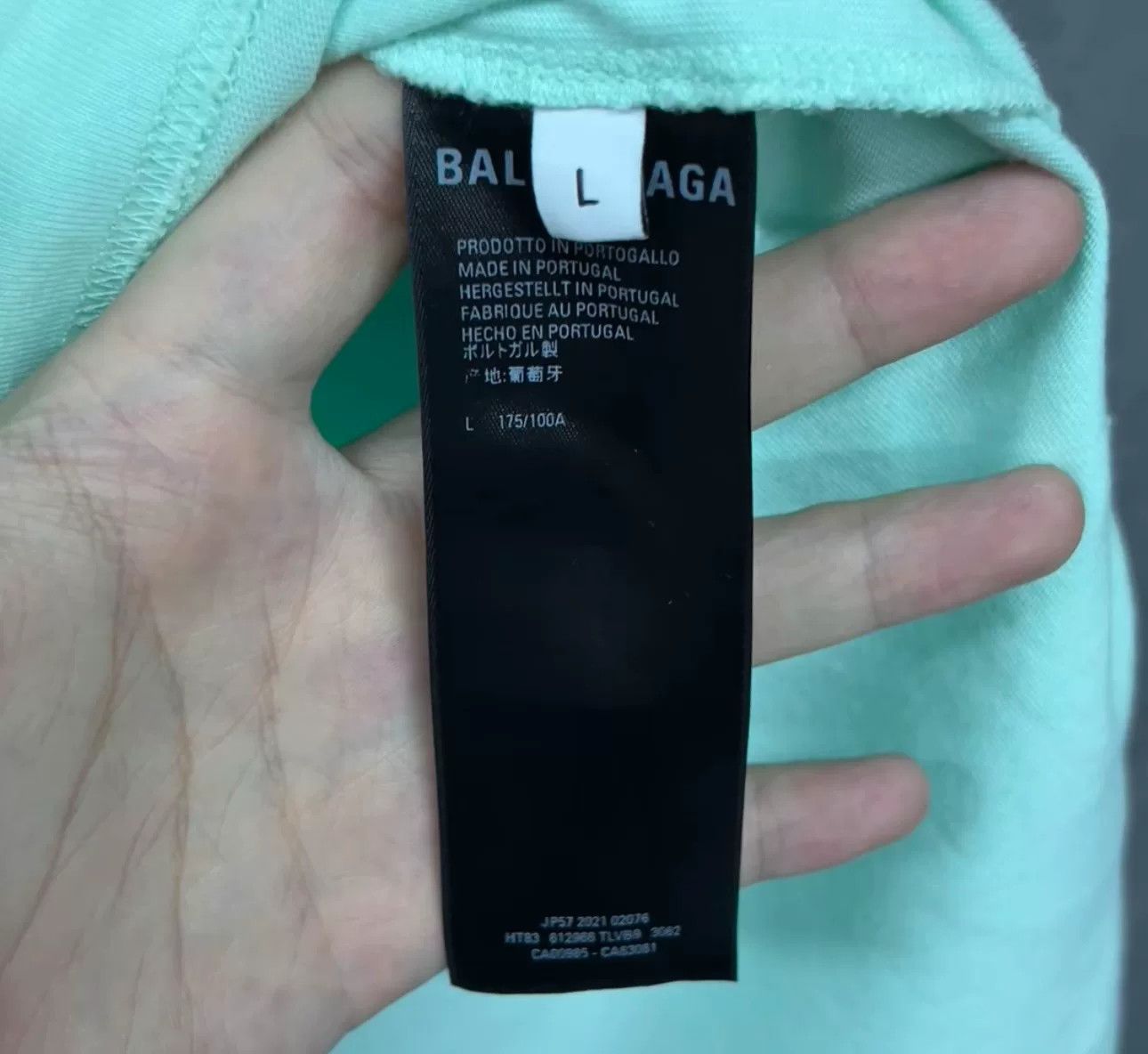 Balenciaga Balenciaga Back Logo Embroidered T-Shirt Size L Size US L / EU 52-54 / 3 - 5 Thumbnail