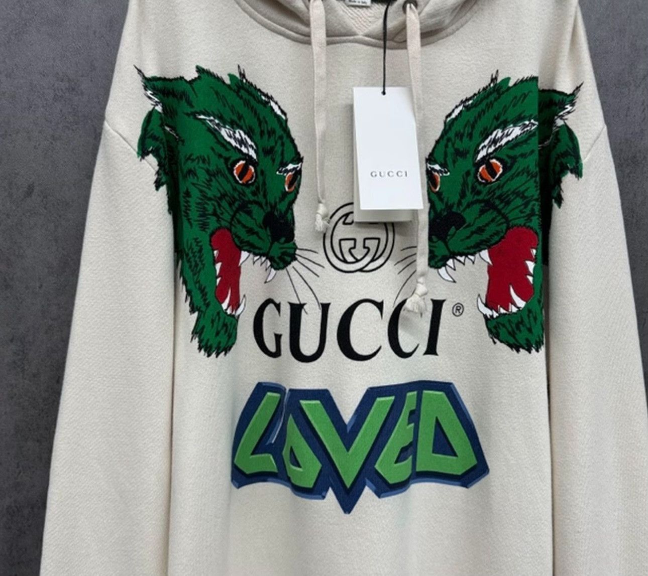 Gucci Gucci Panther Loved Logo Hoodie Size M Size US M / EU 48-50 / 2 - 3 Thumbnail