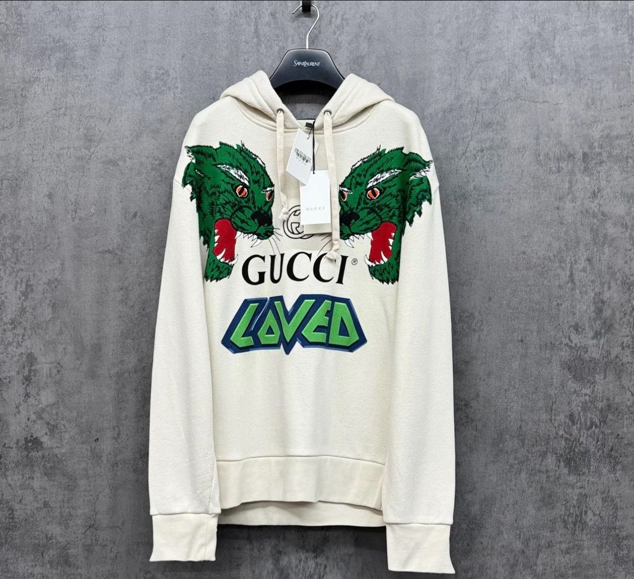 Gucci Gucci Panther Loved Logo Hoodie Size M Size US M / EU 48-50 / 2 - 2 Thumbnail