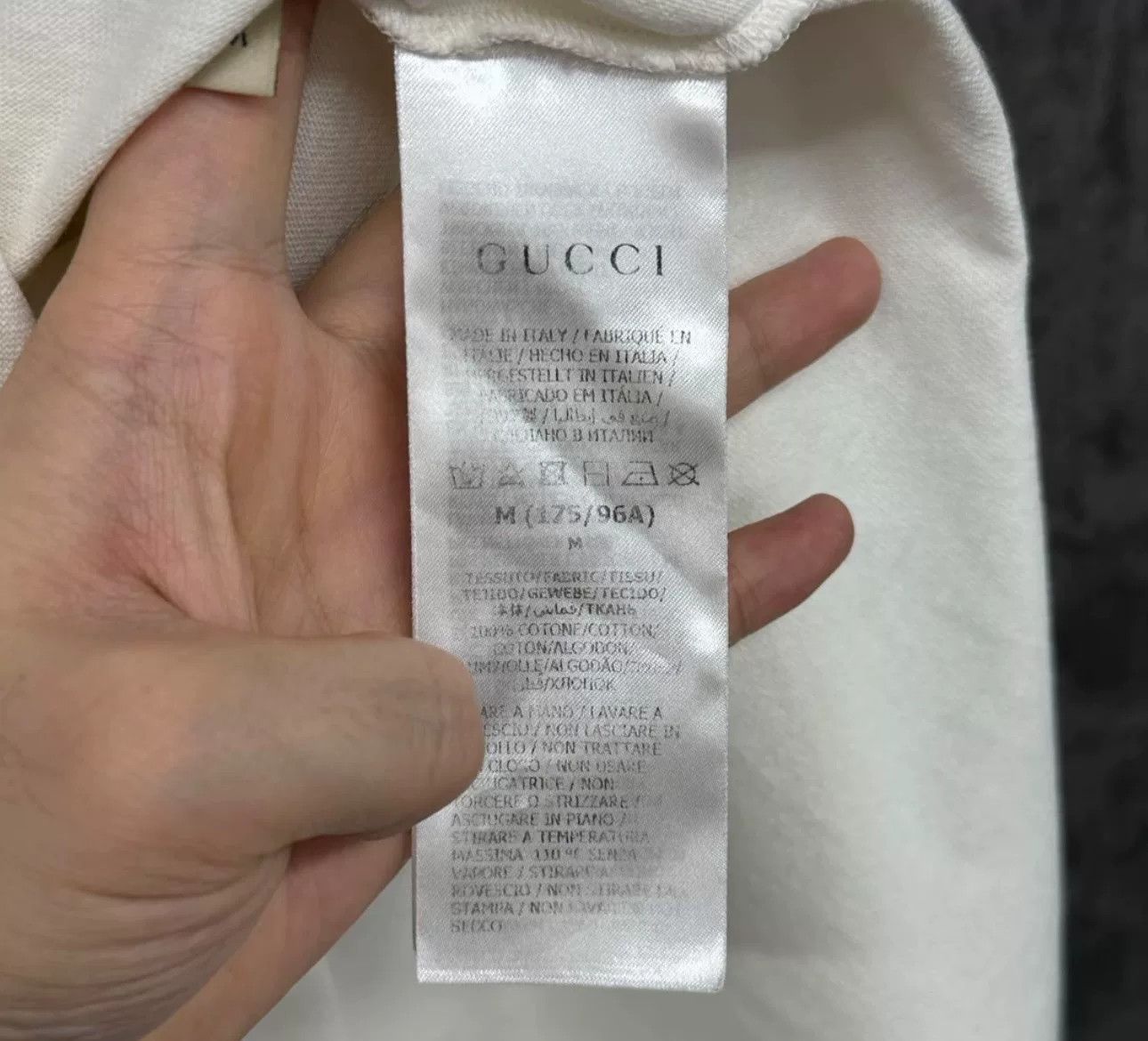 Gucci Gucci Interlocking G Stripe Logo T-Shirt Size M Size US M / EU 48-50 / 2 - 5 Thumbnail