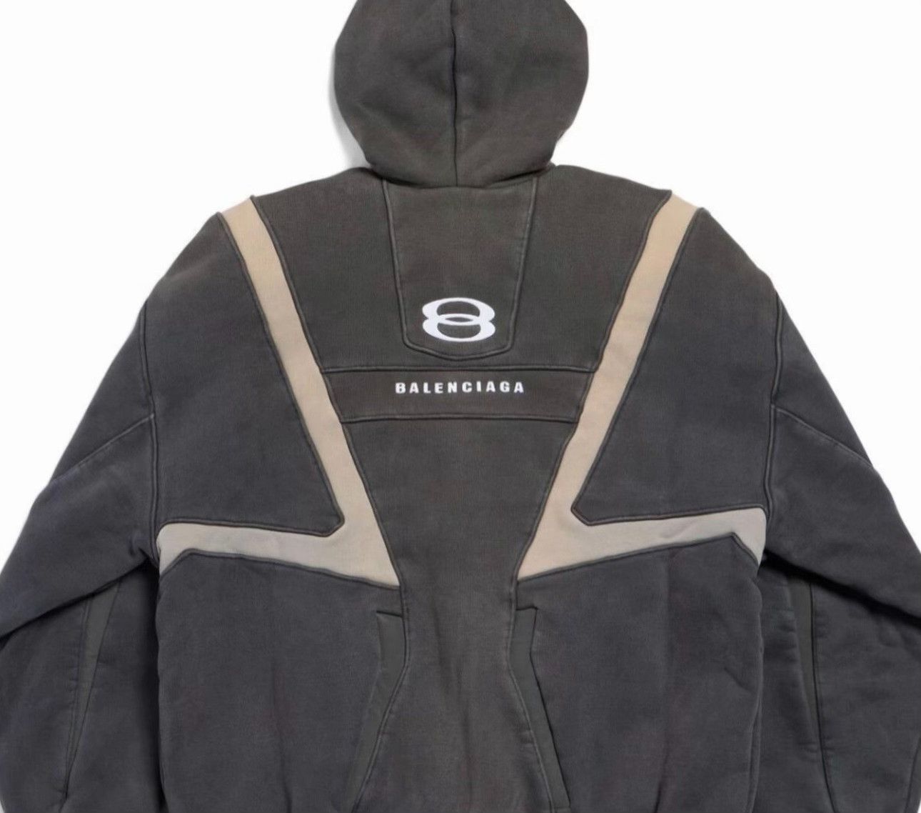 Balenciaga Balenciaga Distressed Unity Logo Zip Hoodie Size 1 Size US S / EU 44-46 / 1 - 3 Thumbnail