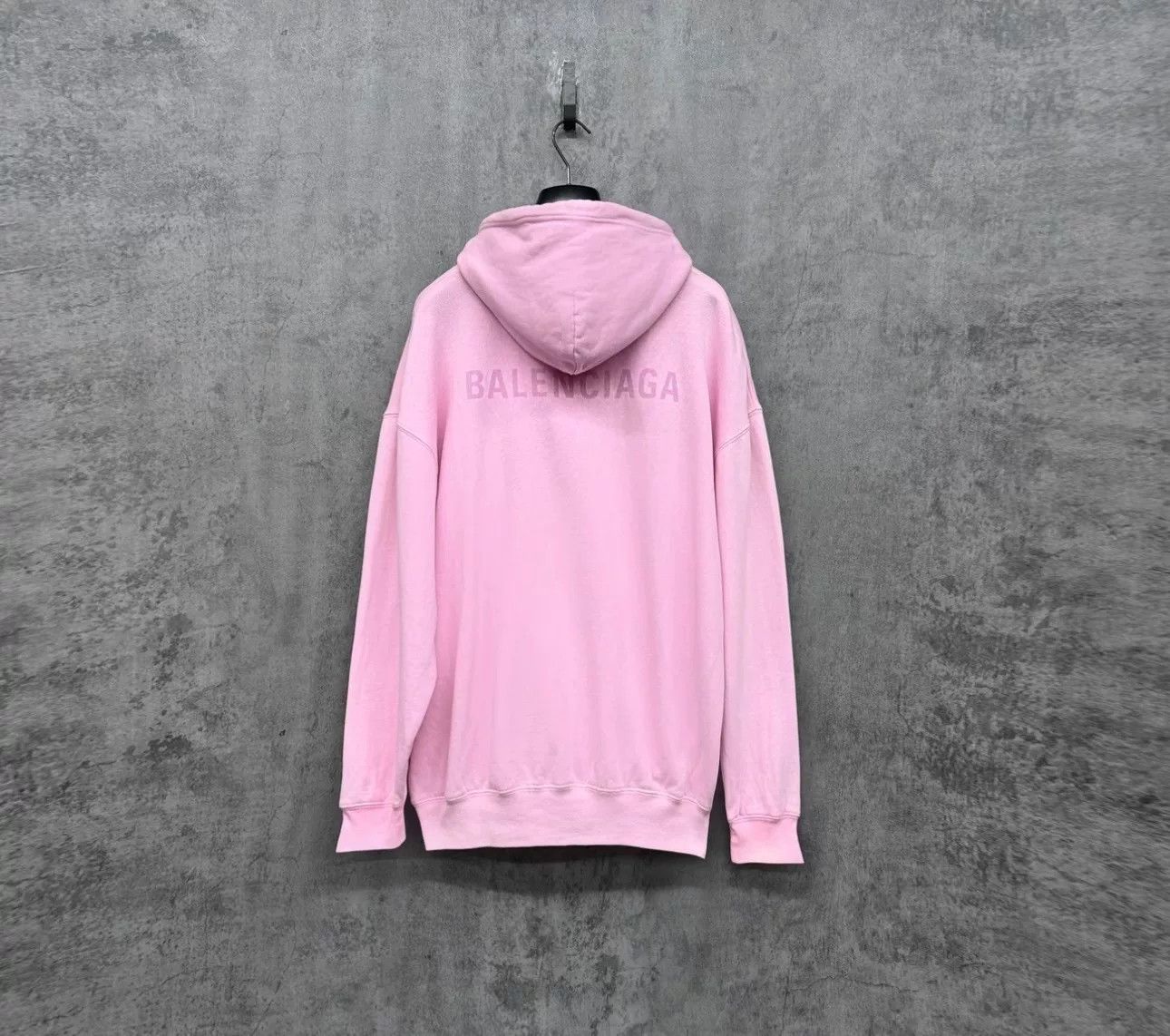 Balenciaga Balenciaga Back Logo Pink Hoodie Size S Size US S / EU 44-46 / 1 - 2 Thumbnail