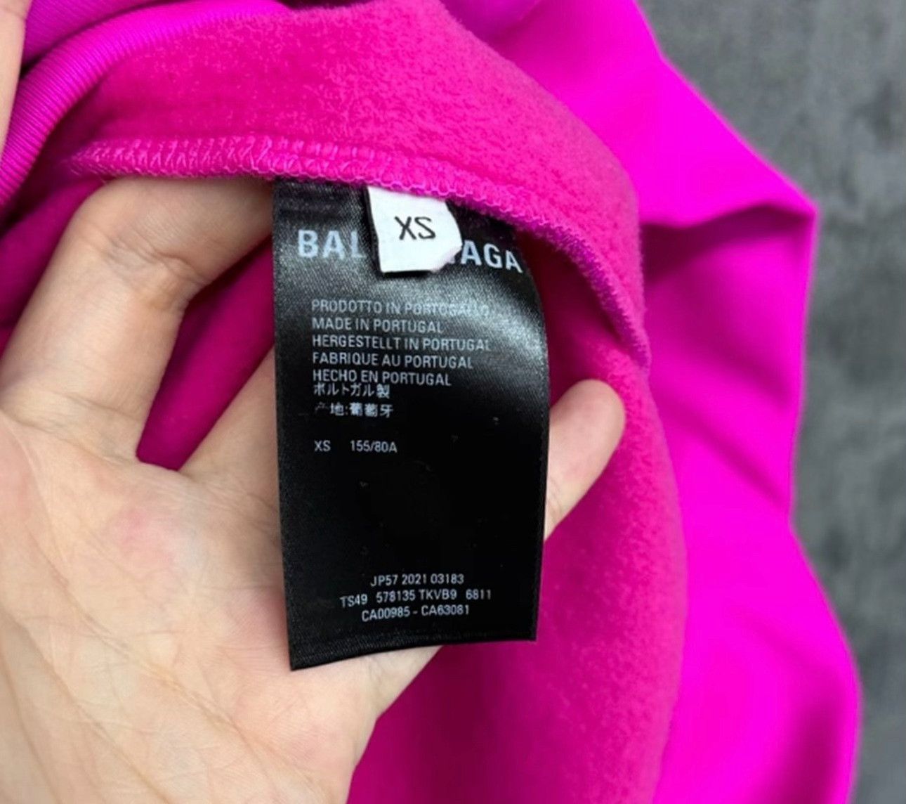 Balenciaga Balenciaga Pink Logo Hoodie Size XS Size US XS / EU 42 / 0 - 4 Thumbnail