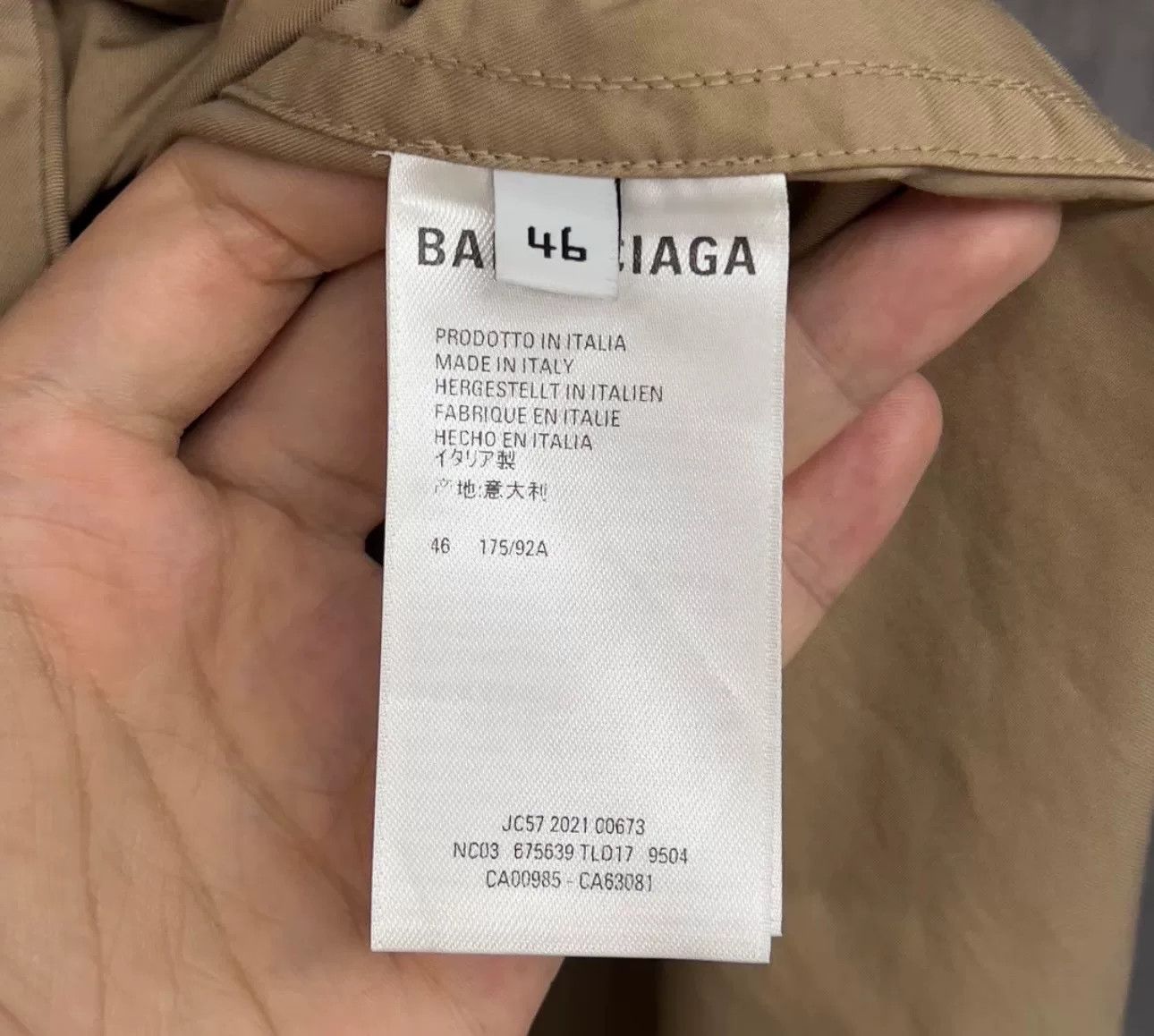 Balenciaga Balenciaga Embroidered Logo Workwear Jacket 46 Size US S / EU 44-46 / 1 - 6 Thumbnail