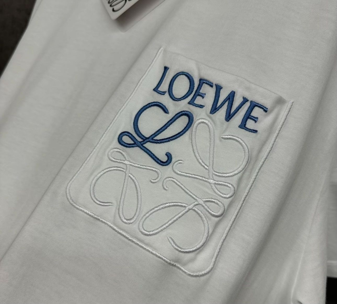 Loewe Loewe Embroidered Pocket Anagram T-Shirt XL Size US XL / EU 56 / 4 - 4 Thumbnail