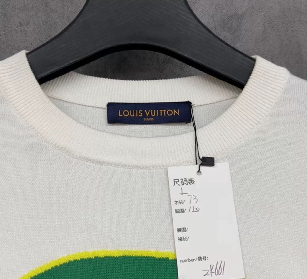 Louis Vuitton Louis Vuitton Flame Jacquard Knit T-Shirt L Size US L / EU 52-54 / 3 - 4 Thumbnail