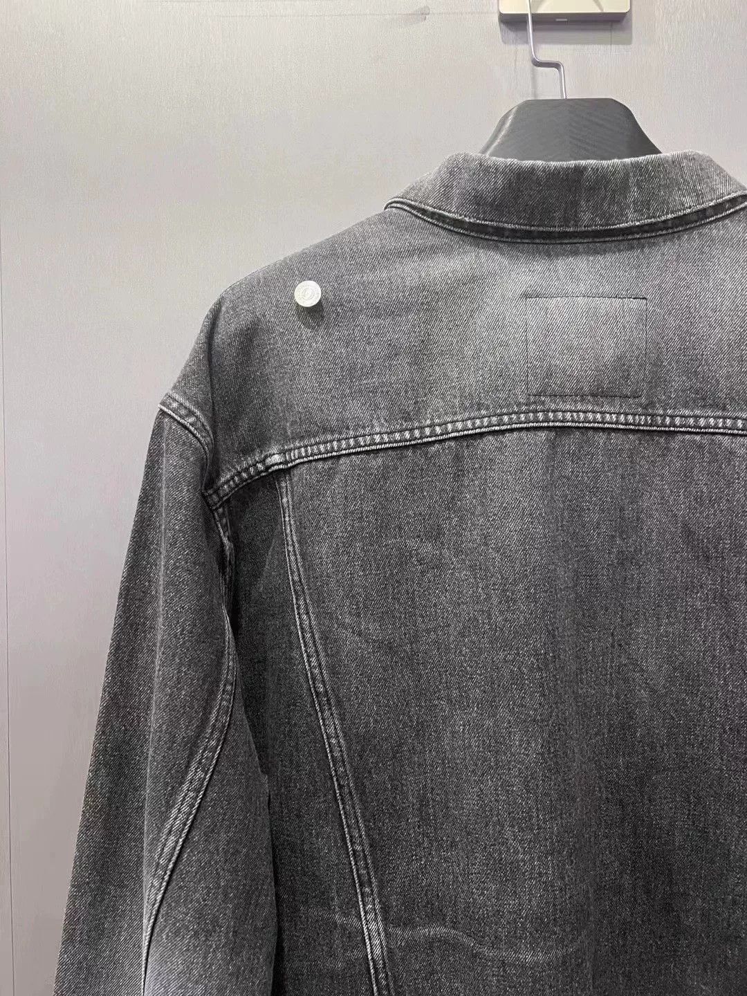 Balenciaga Balenciaga Asymmetric Collar Denim Jacket 42 Size US XS / EU 42 / 0 - 5 Thumbnail