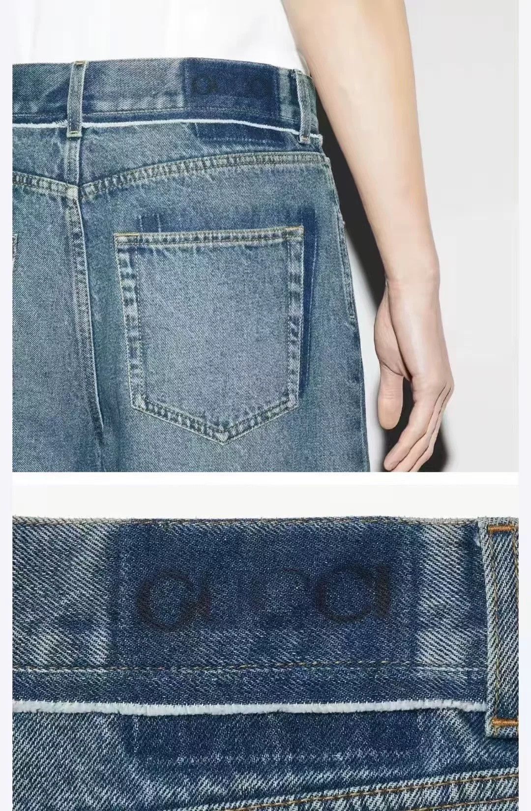 Gucci Gucci Washed Logo Patch Denim Shorts 34 Size US 34 / EU 50 - 3 Thumbnail