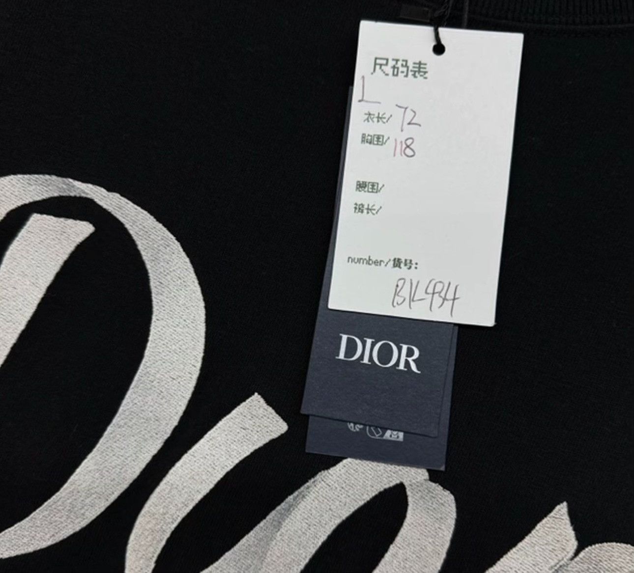Dior Dior Embroidered Logo T-Shirt Size L Size US L / EU 52-54 / 3 - 6 Thumbnail
