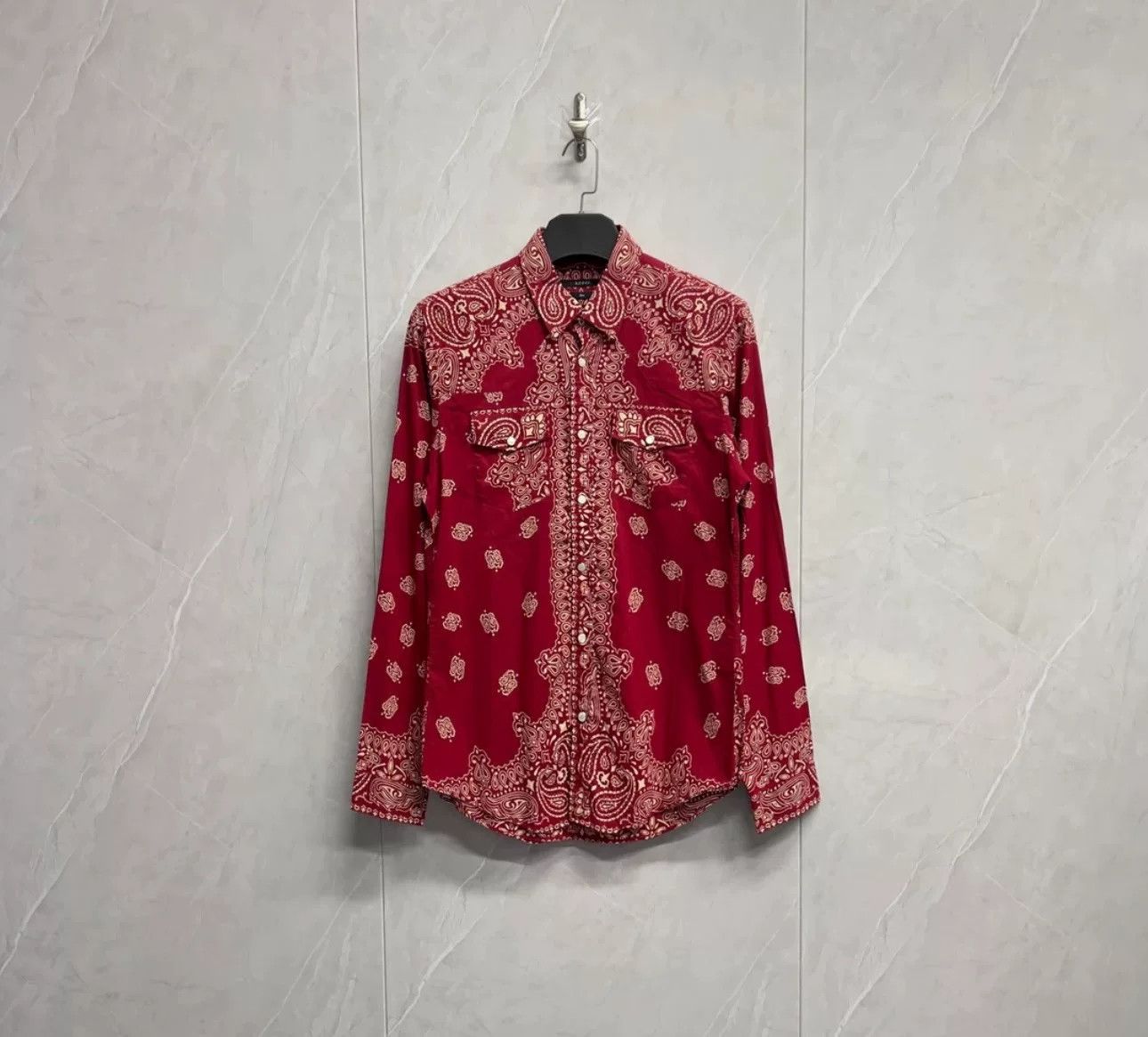 Gucci Gucci Paisley Pearl Snap Shirt Size S Size US S / EU 44-46 / 1 - 2 Thumbnail