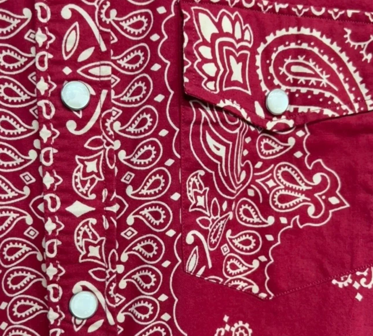 Gucci Gucci Paisley Pearl Snap Shirt Size S Size US S / EU 44-46 / 1 - 4 Thumbnail