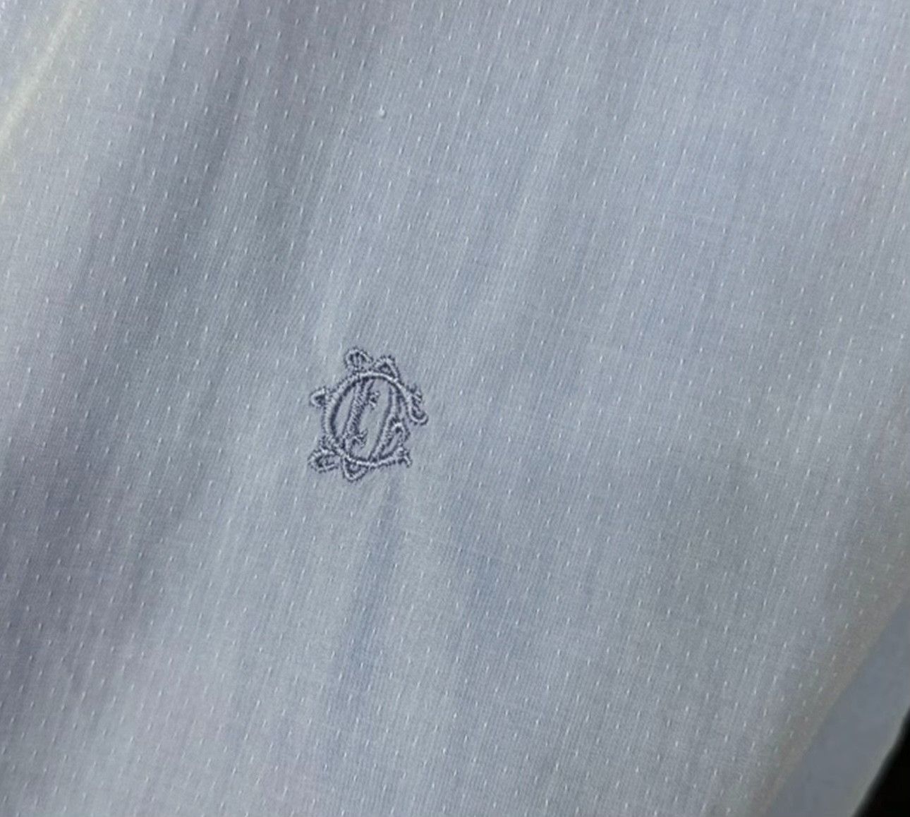 Dior Dior Embroidered Logo Textured Shirt Size L Size US L / EU 52-54 / 3 - 3 Thumbnail
