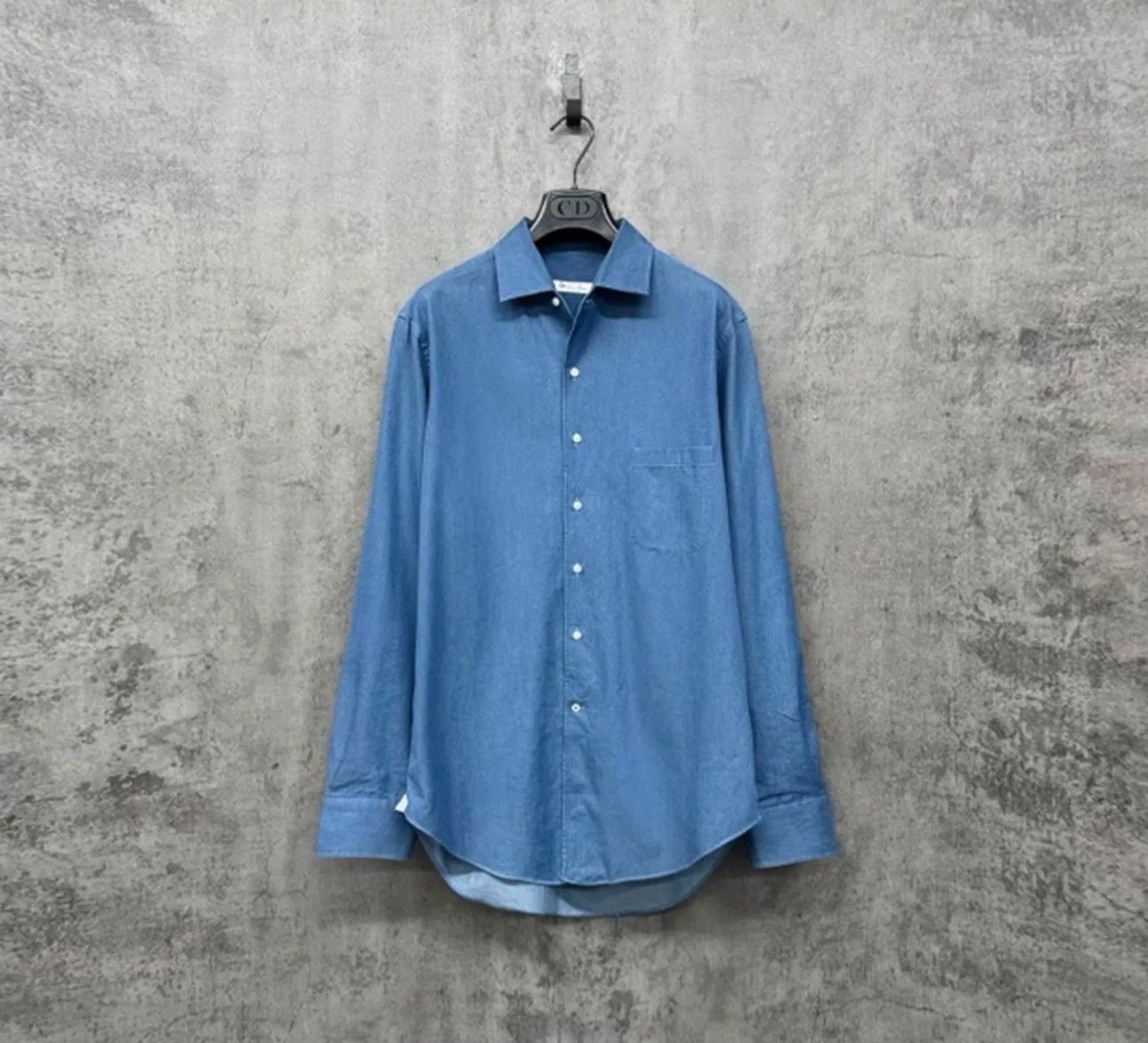 Loro Piana Loro Piana Blue Casual Button Up Shirt Size M Size US M / EU 48-50 / 2 - 2 Thumbnail