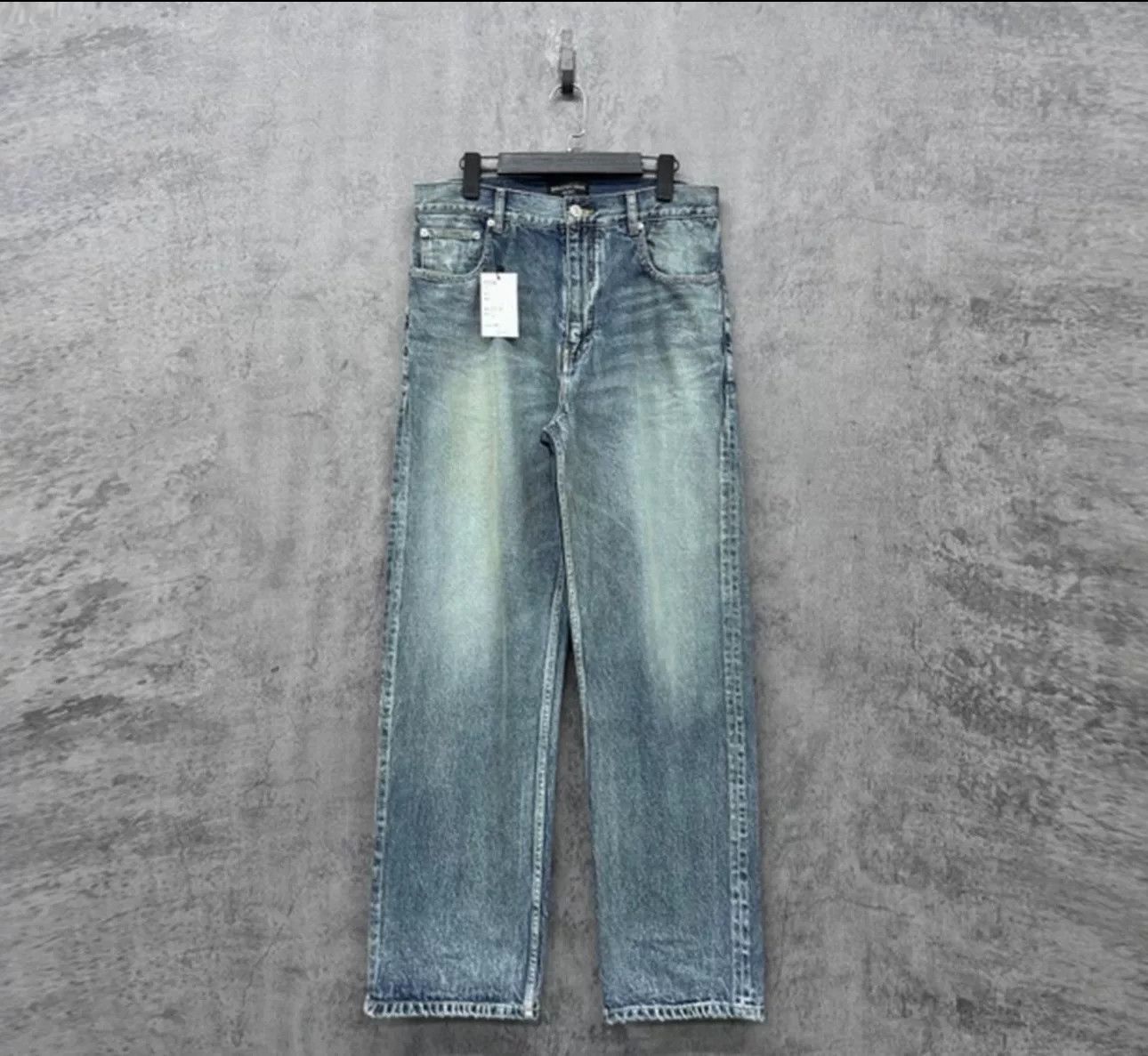 Balenciaga Balenciaga Washed Rippled Denim Jeans Size S Size US 30 / EU 46 - 2 Thumbnail