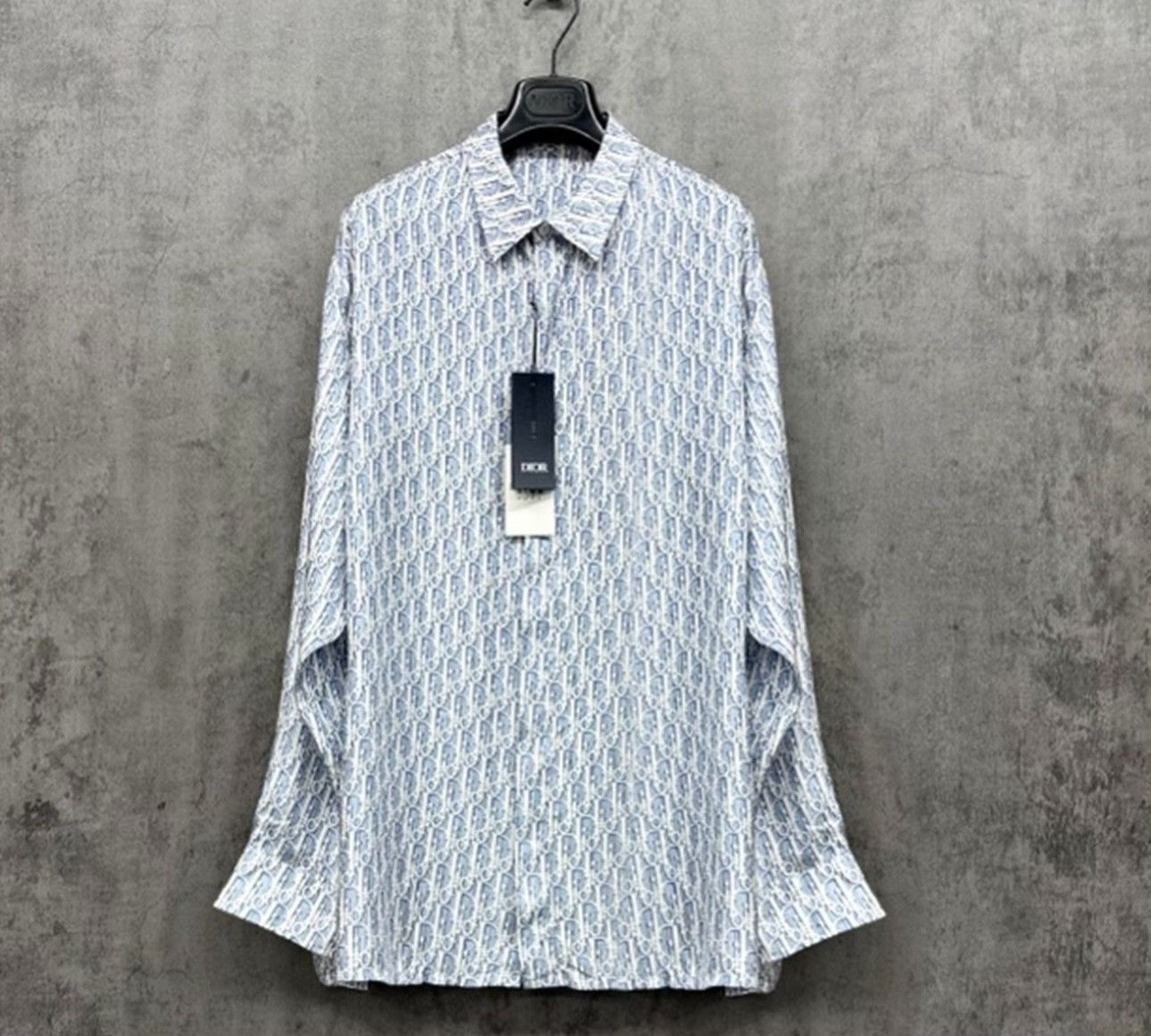 Dior Dior Oblique Monogram Silk Shirt 41 Size US L / EU 52-54 / 3 - 2 Thumbnail