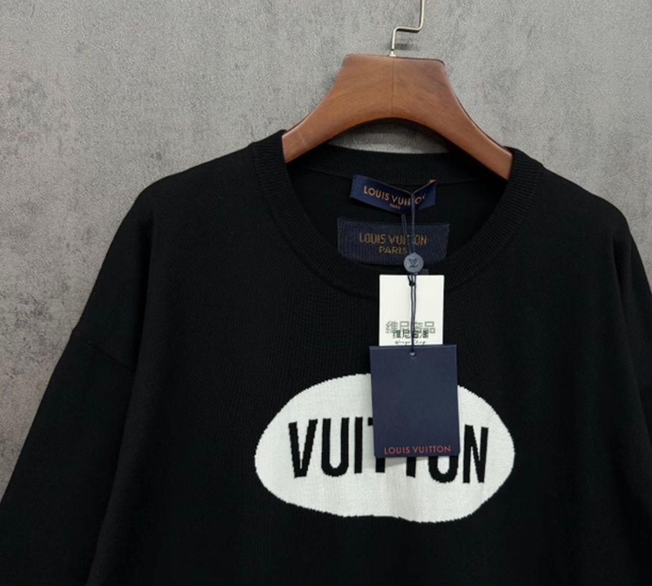 Louis Vuitton Louis Vuitton Logo Intarsia Knit T-Shirt Size M Size US M / EU 48-50 / 2 - 4 Thumbnail