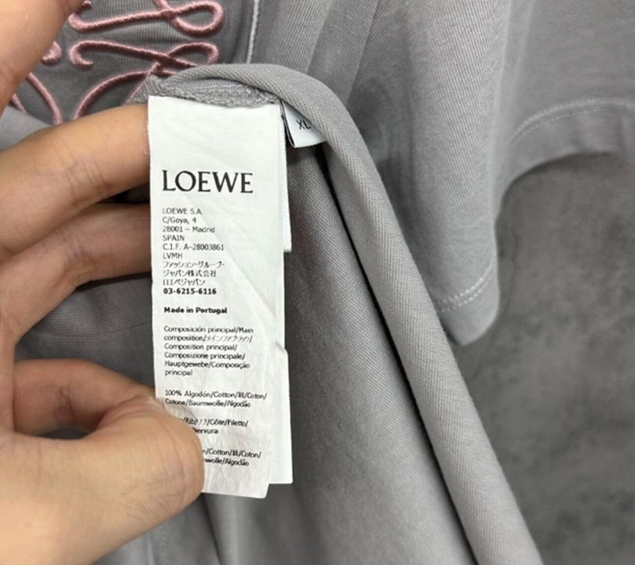 Loewe Loewe Embroidered Anagram Pocket T-Shirt XL Size US XL / EU 56 / 4 - 5 Thumbnail