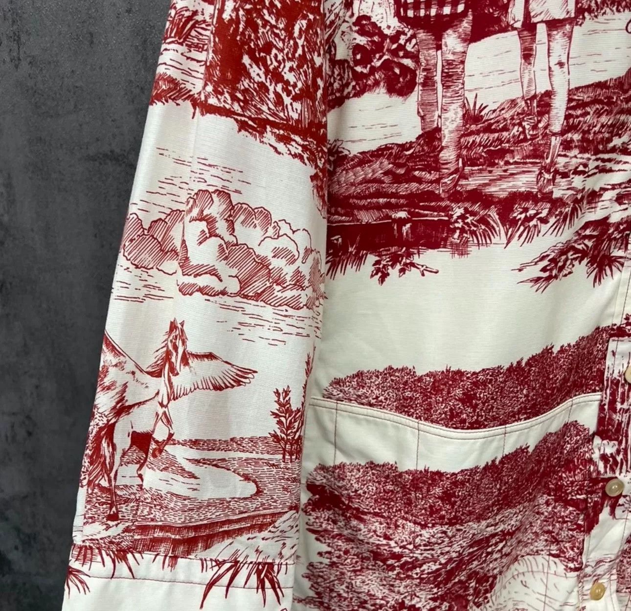 Chloe Chloe Toile de Jouy Print Button Up Shirt FR 38 Size S / US 4 / IT 40 - 6 Thumbnail
