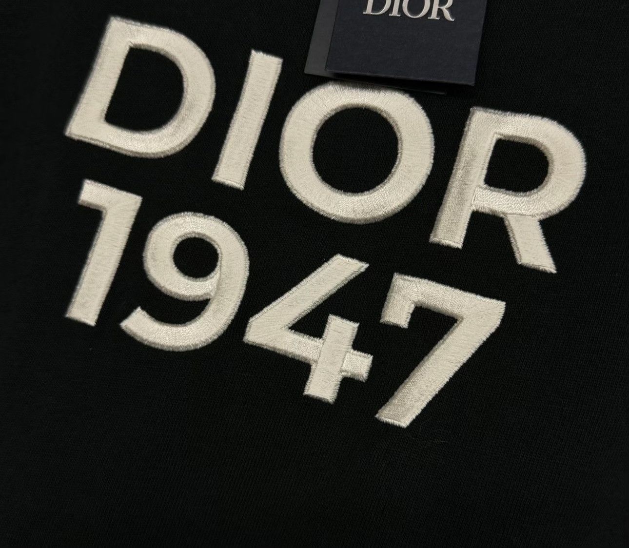 Dior Dior 1947 Embroidered Logo T-Shirt Size L Size US L / EU 52-54 / 3 - 4 Thumbnail