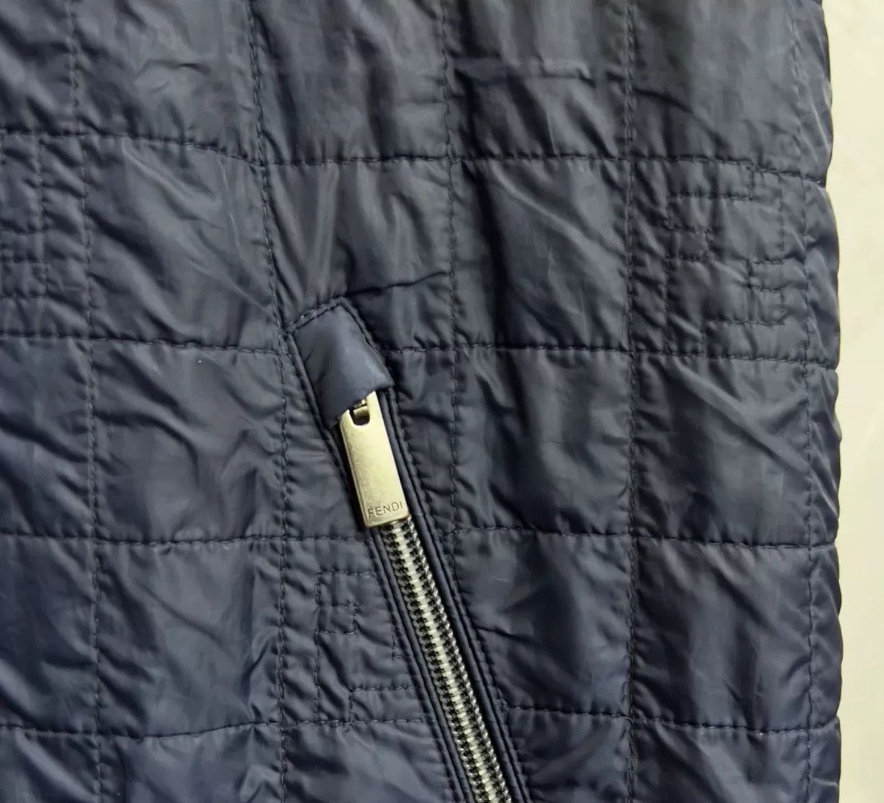 Fendi Fendi Quilted FF Logo Bomber Jacket 52 Size US L / EU 52-54 / 3 - 4 Thumbnail