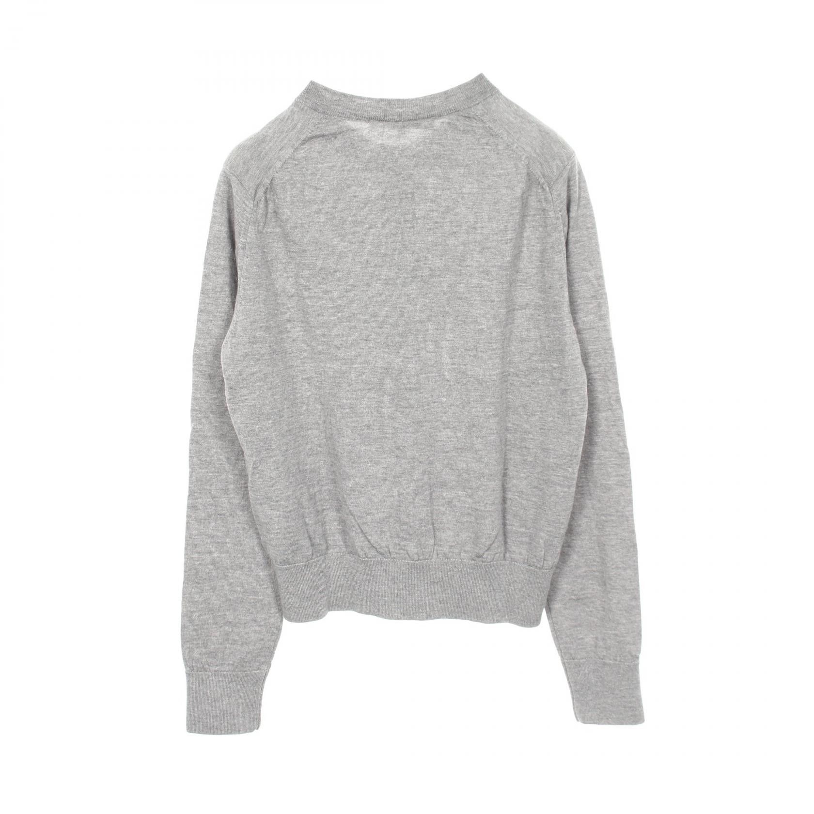 Maison Kitsune Maison Kitsune Maison Kitsune FOX Patch Wool Cardigan Textile Tops DUTY FREE for USA Size ONE SIZE - 2 Thumbnail