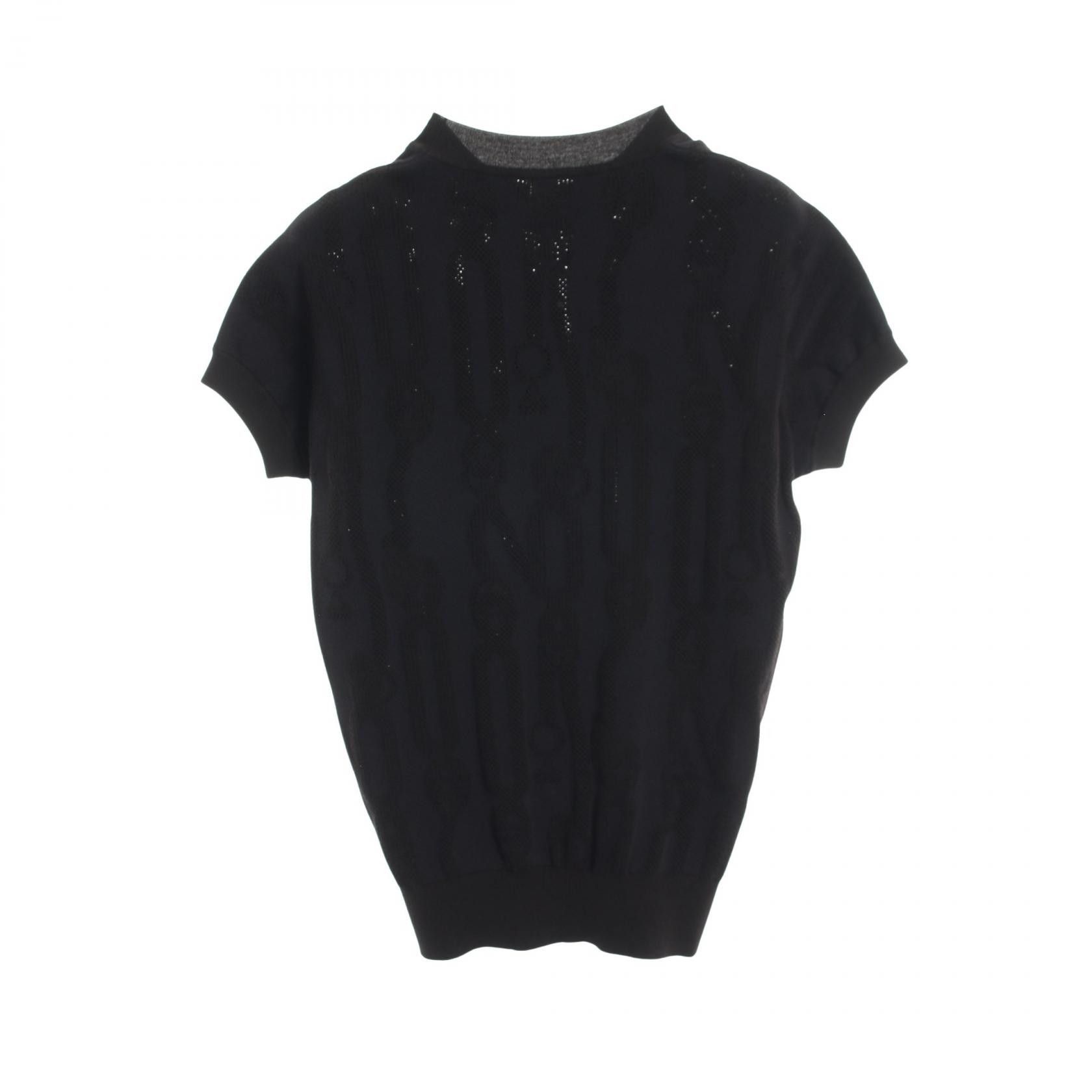 Hermes Hermes Hermes Parf Fleuri Mix Silk Rayon Knit Top Textile Tops DUTY FREE for USA Size ONE SIZE - 2 Thumbnail