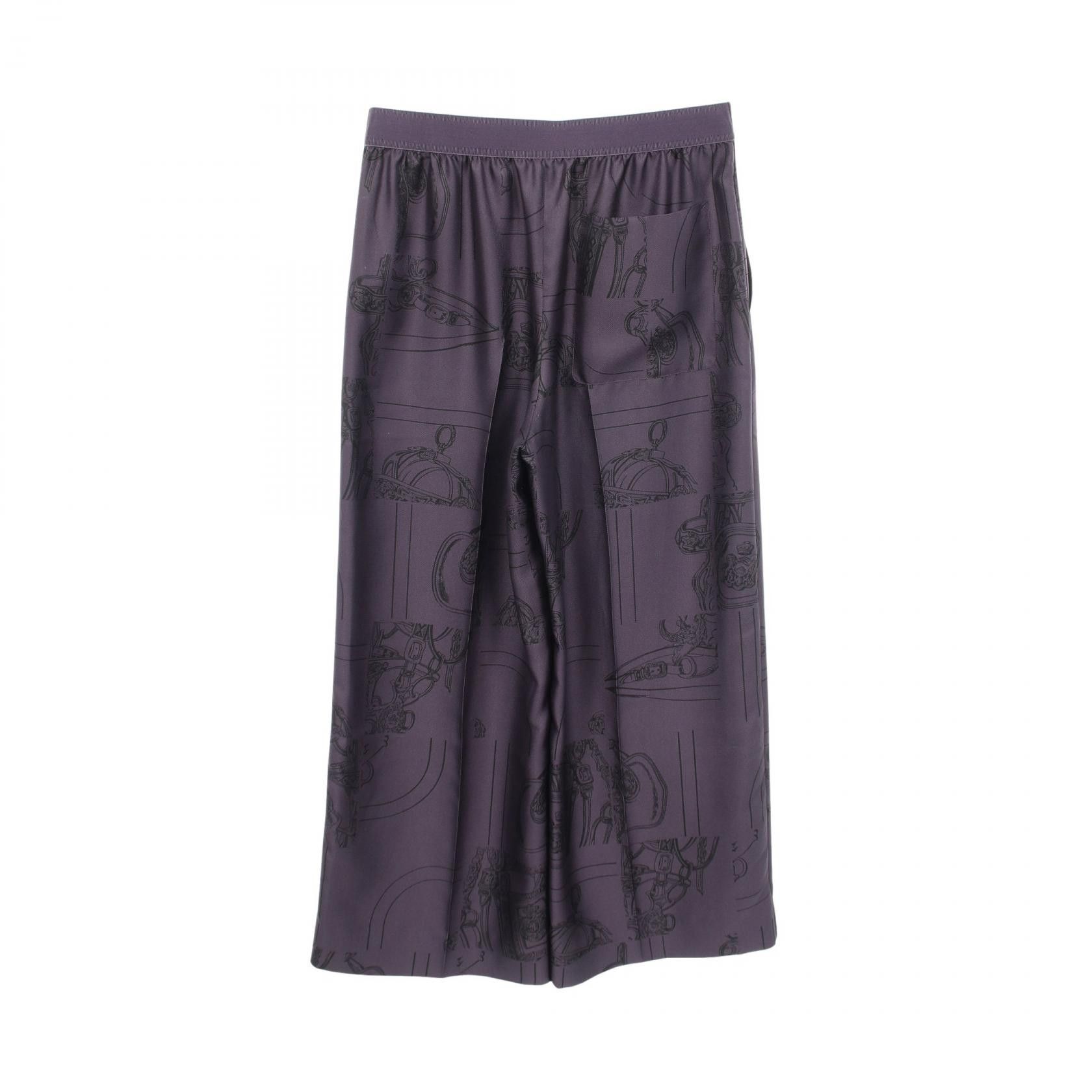 Hermes Hermes Hermes EN DESORDRE FINESSE Silk Pants Textile Pants DUTY FREE for USA Size ONE SIZE - 2 Thumbnail